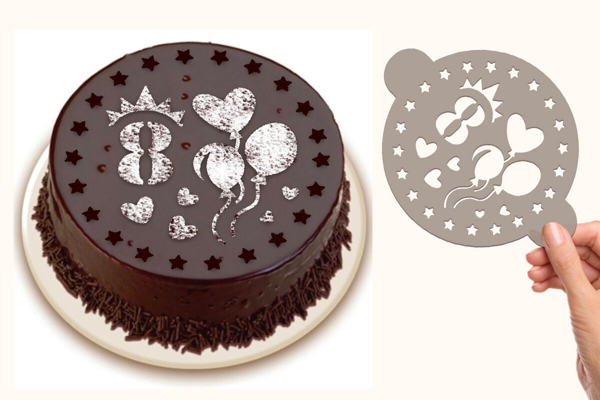 Cake Stencils Masterclass | Awesome Cake Decoration with Minimal Effor –  Cupcake Jemma