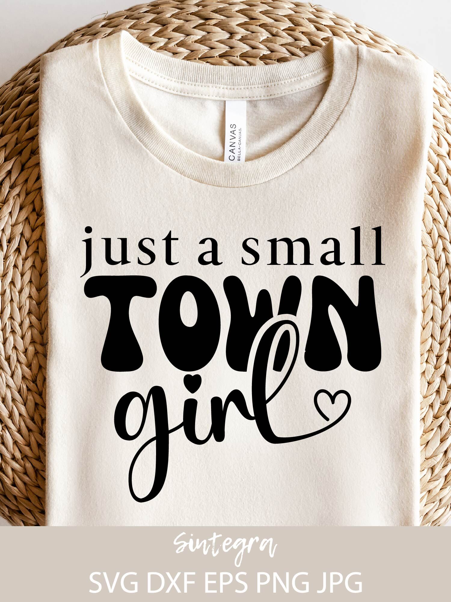 Just a Small Town Girl SVG By Sintegra | TheHungryJPEG