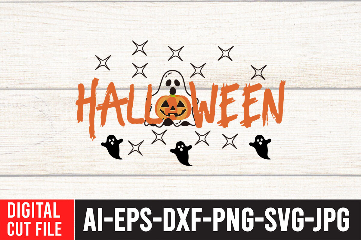 Halloween T-Shirt Design Bundle, Halloween SVG bundle By Rana Creative