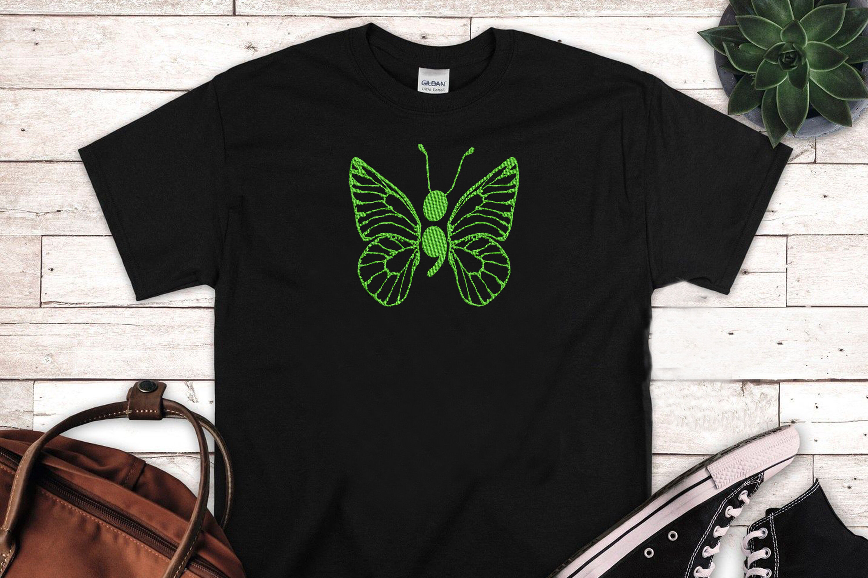 Butterfly Semicolon - ioj0ufw