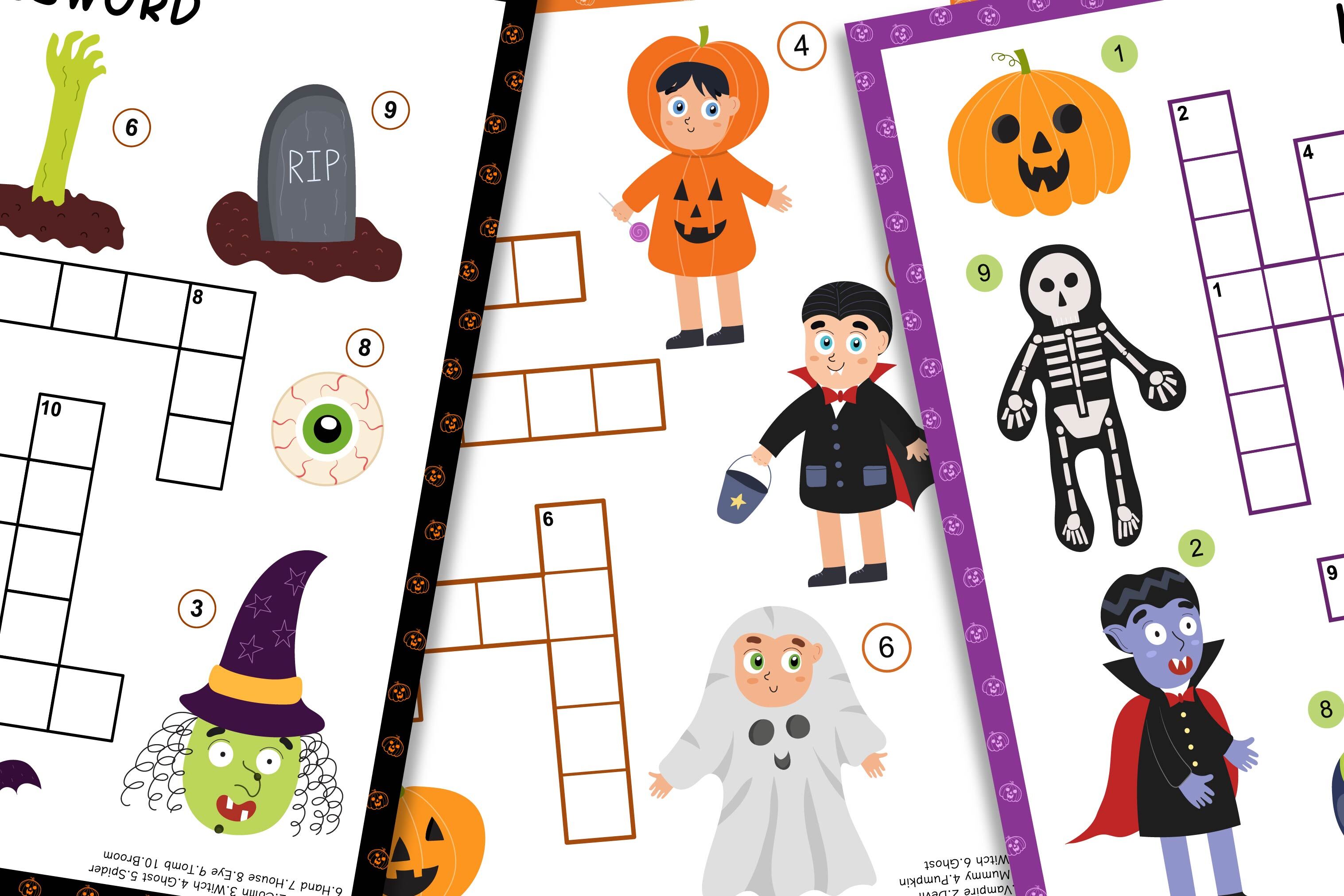 Halloween Activities For Kids By JuliyaS Art TheHungryJPEG
