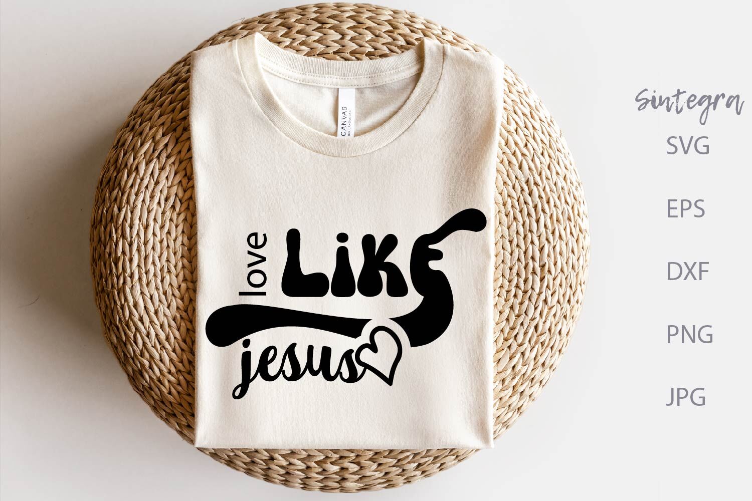 Love Like Jesus SVG By Sintegra | TheHungryJPEG