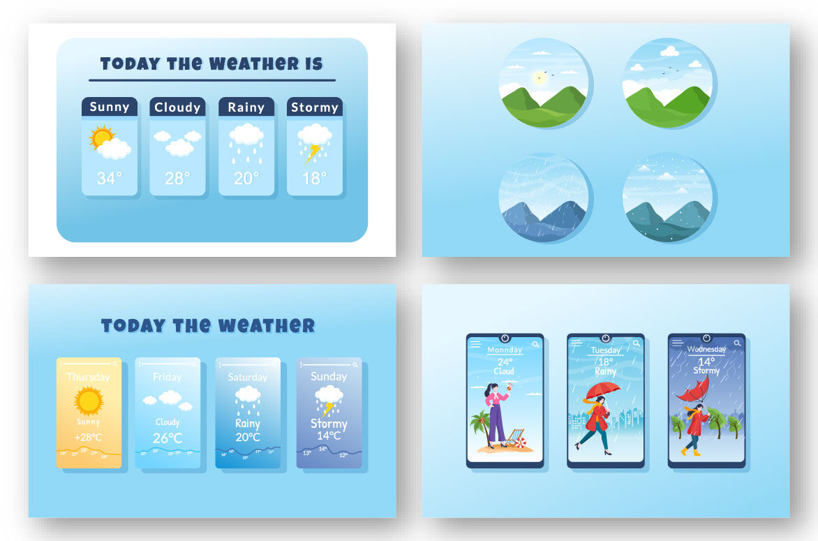 11-types-of-weather-conditions-illustration-by-denayunethj