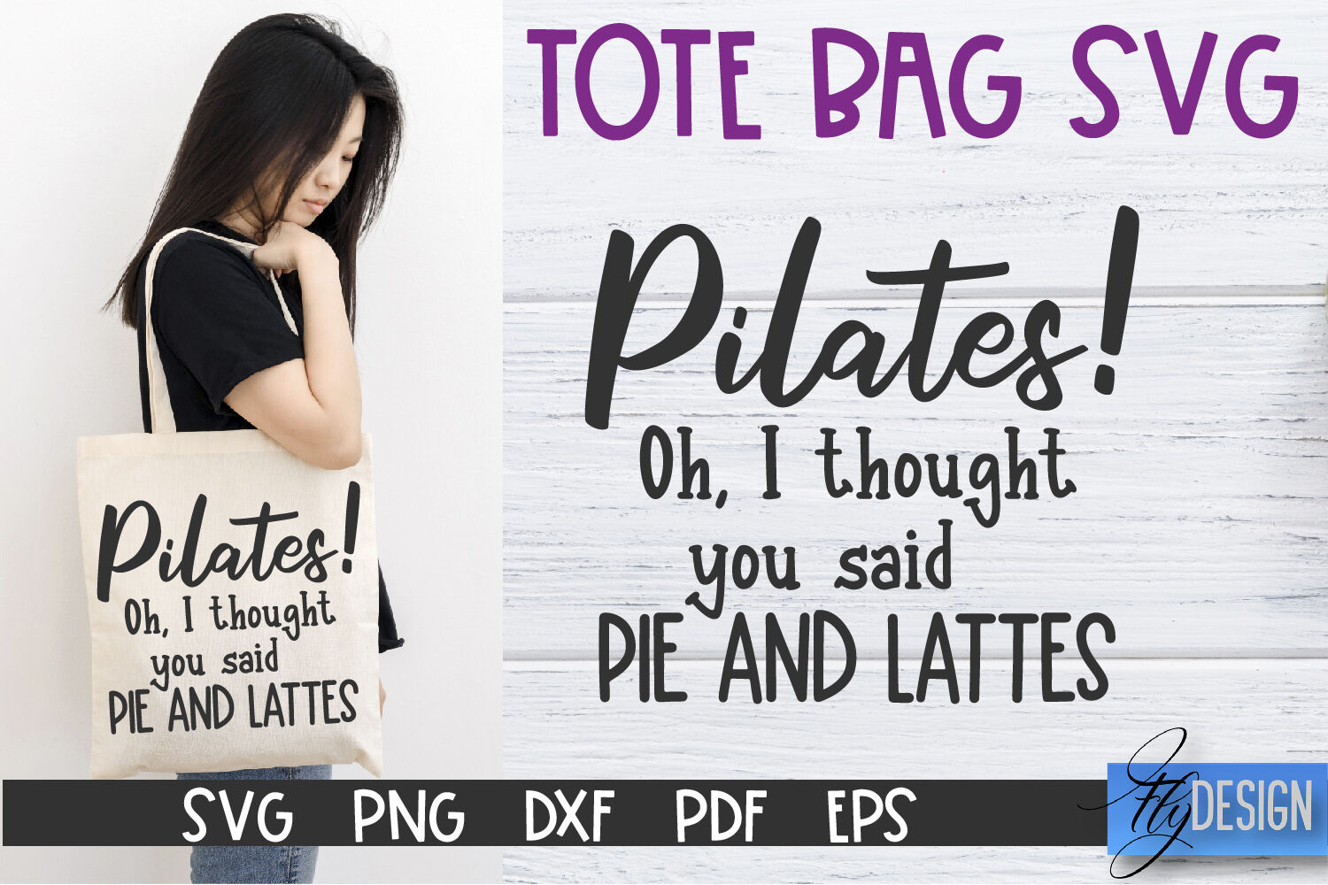 Tote Bag Quotes SVG | Tote bag SVG | Funny Saying | Sarcastic By Fly Design  | TheHungryJPEG