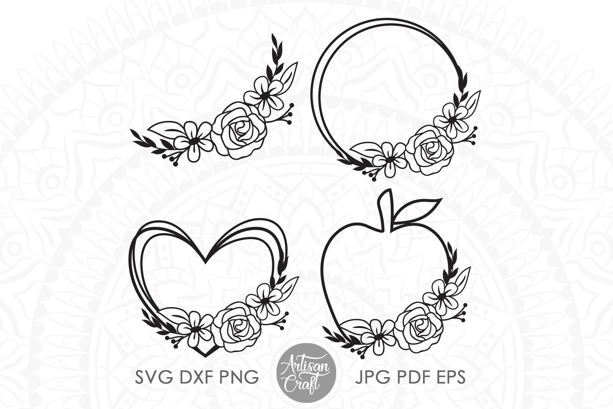 Rose Wreath - SVG & Me