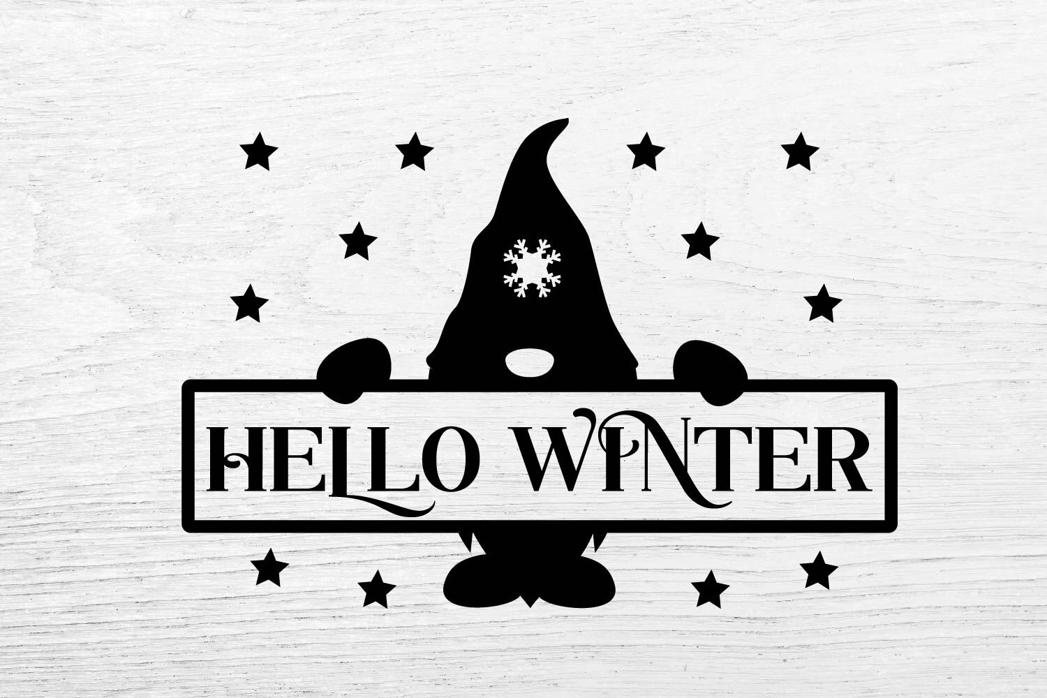 Hello Winter Welcome Door Mat 