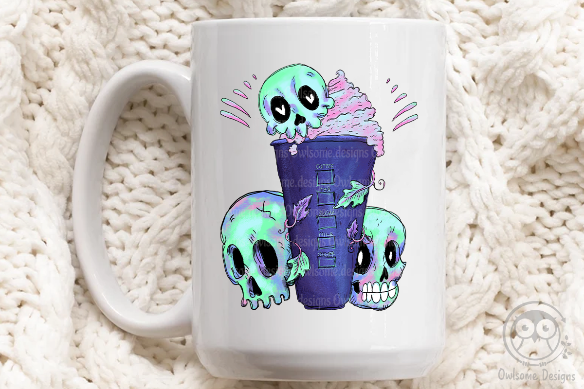 Halloween Coffee Mugs  Dessi Designs. Dessi Designs