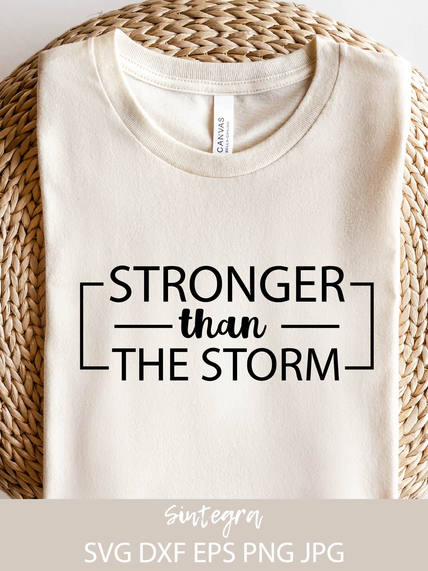 Stronger Than The Storm SVG By Sintegra | TheHungryJPEG