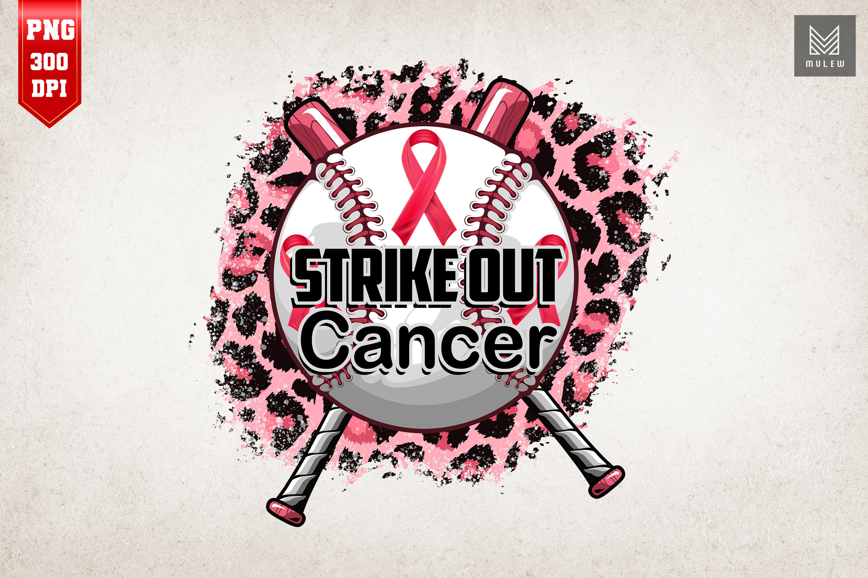 Breast Cancer Awareness Strike Out By Mulew Art | TheHungryJPEG