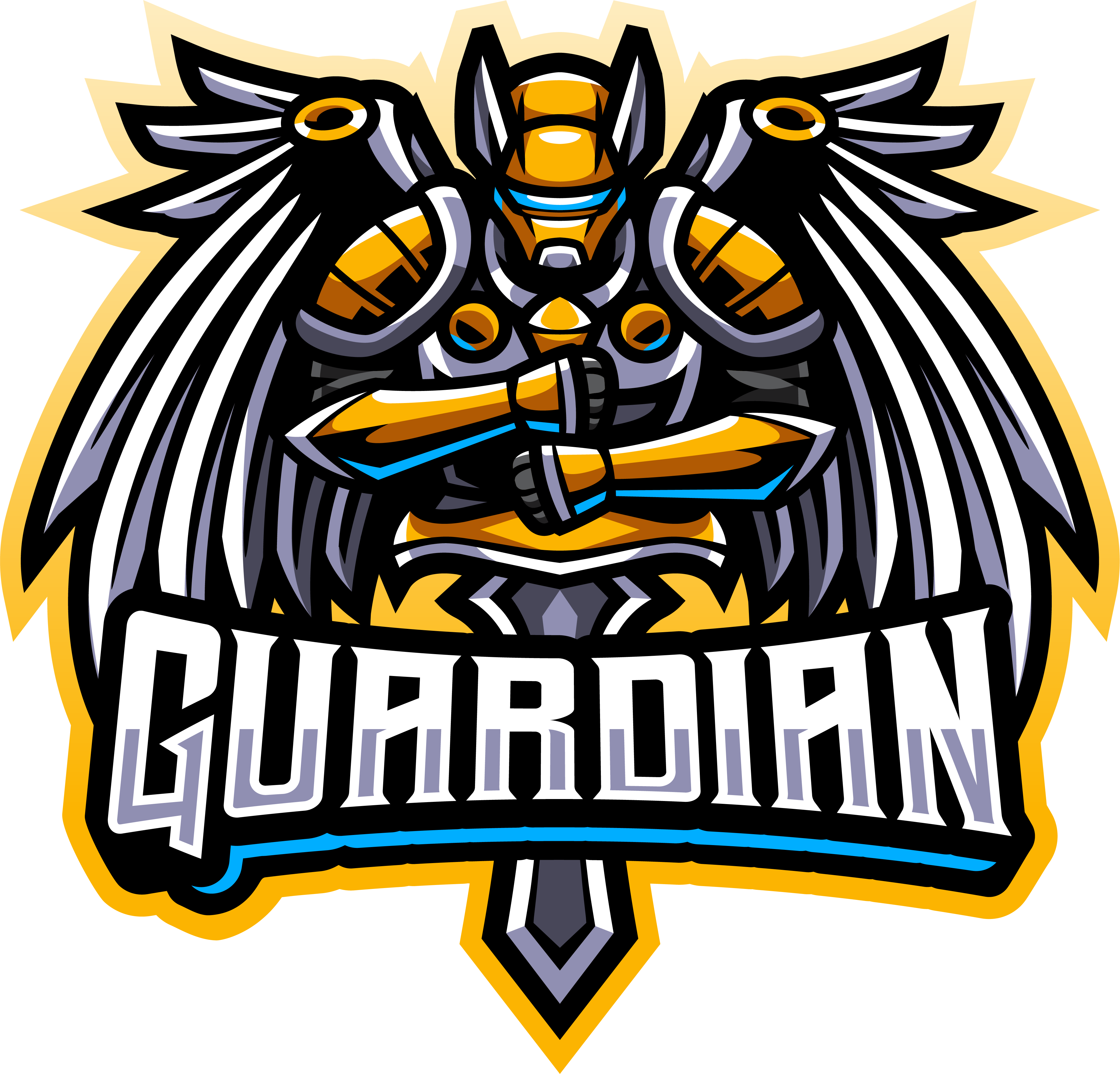 Guardian Esports Mascot Logo Design By Visink Thehungryjpeg