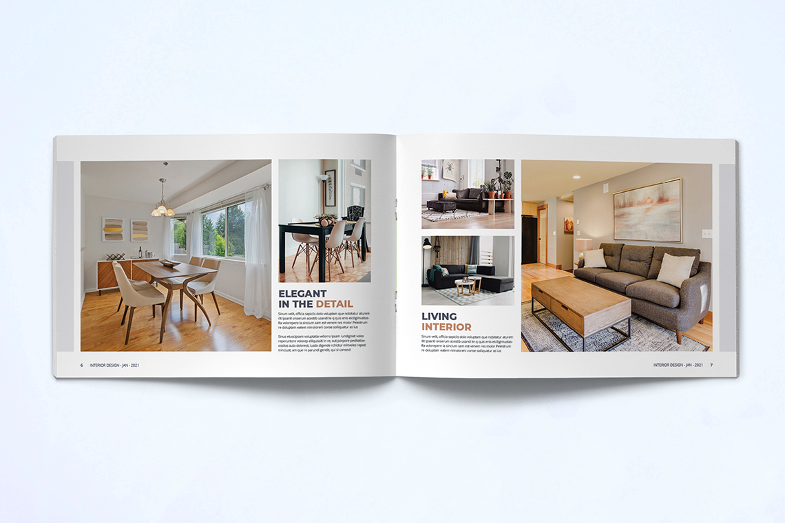 Interior Catalogue Template By Unicode Studio | TheHungryJPEG