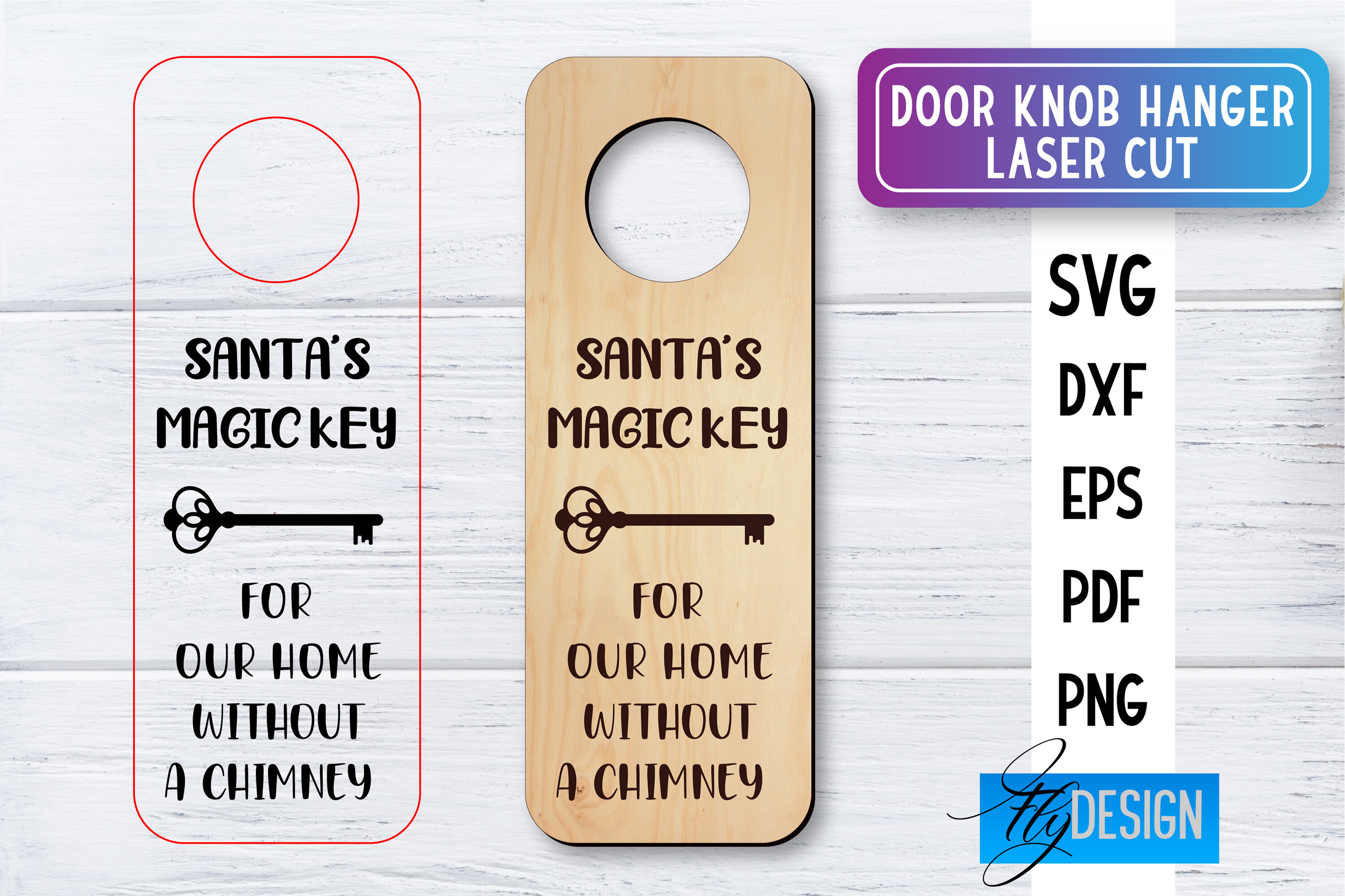 Santa's Magic Key  A Laser Cutting File