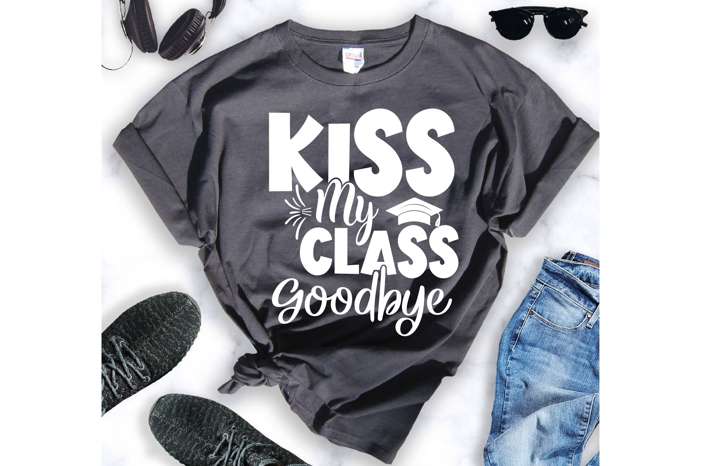Kiss My Class Goodbye svg By orpitaroy TheHungryJPEG