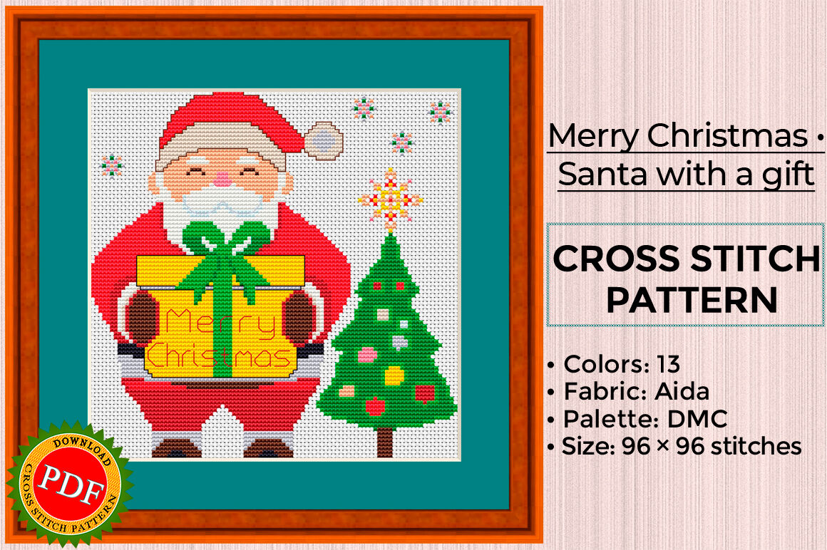 Christmas floss drops/ thread drops for cross stitch