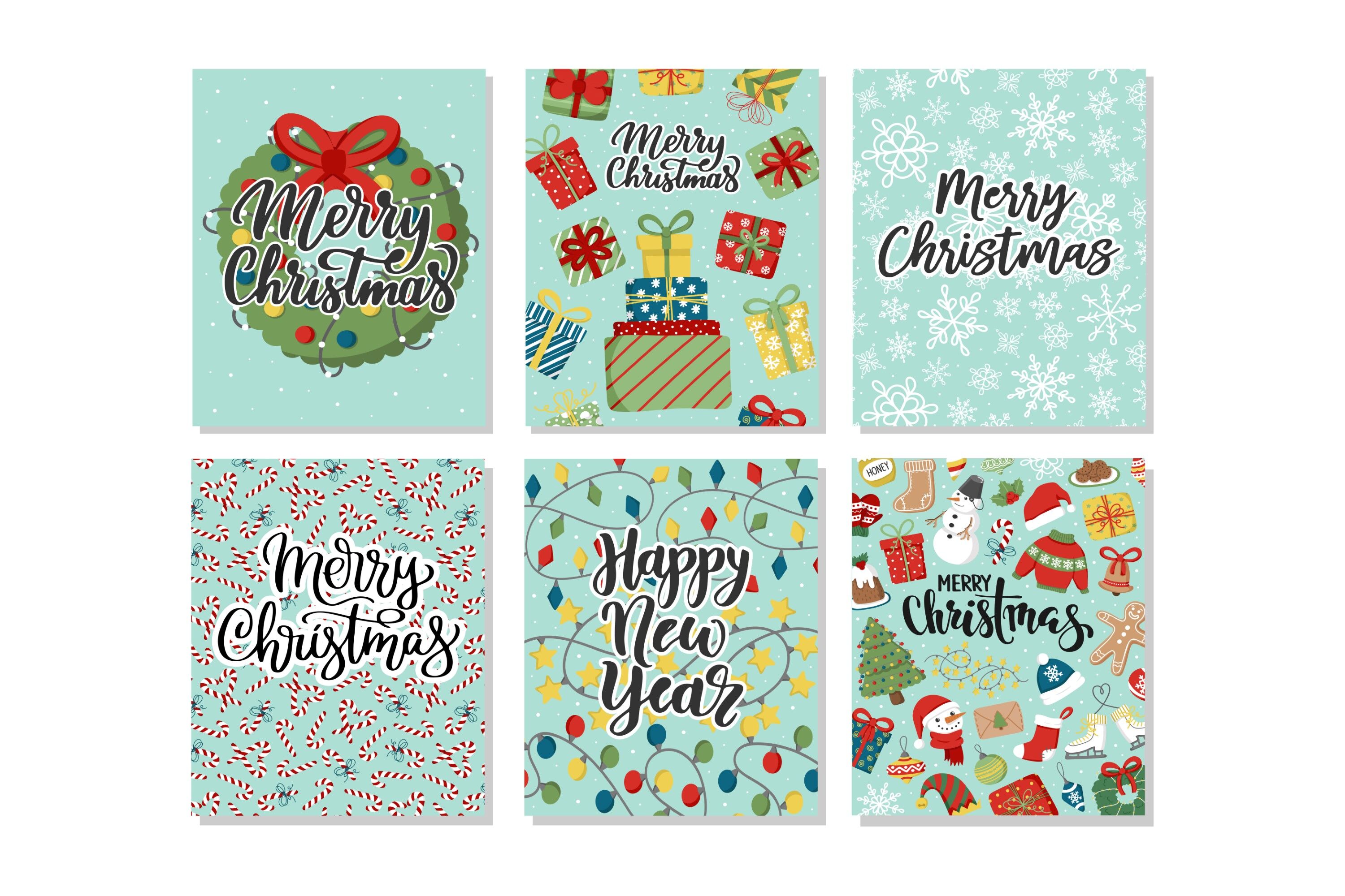 Christmas cards By ananastya | TheHungryJPEG