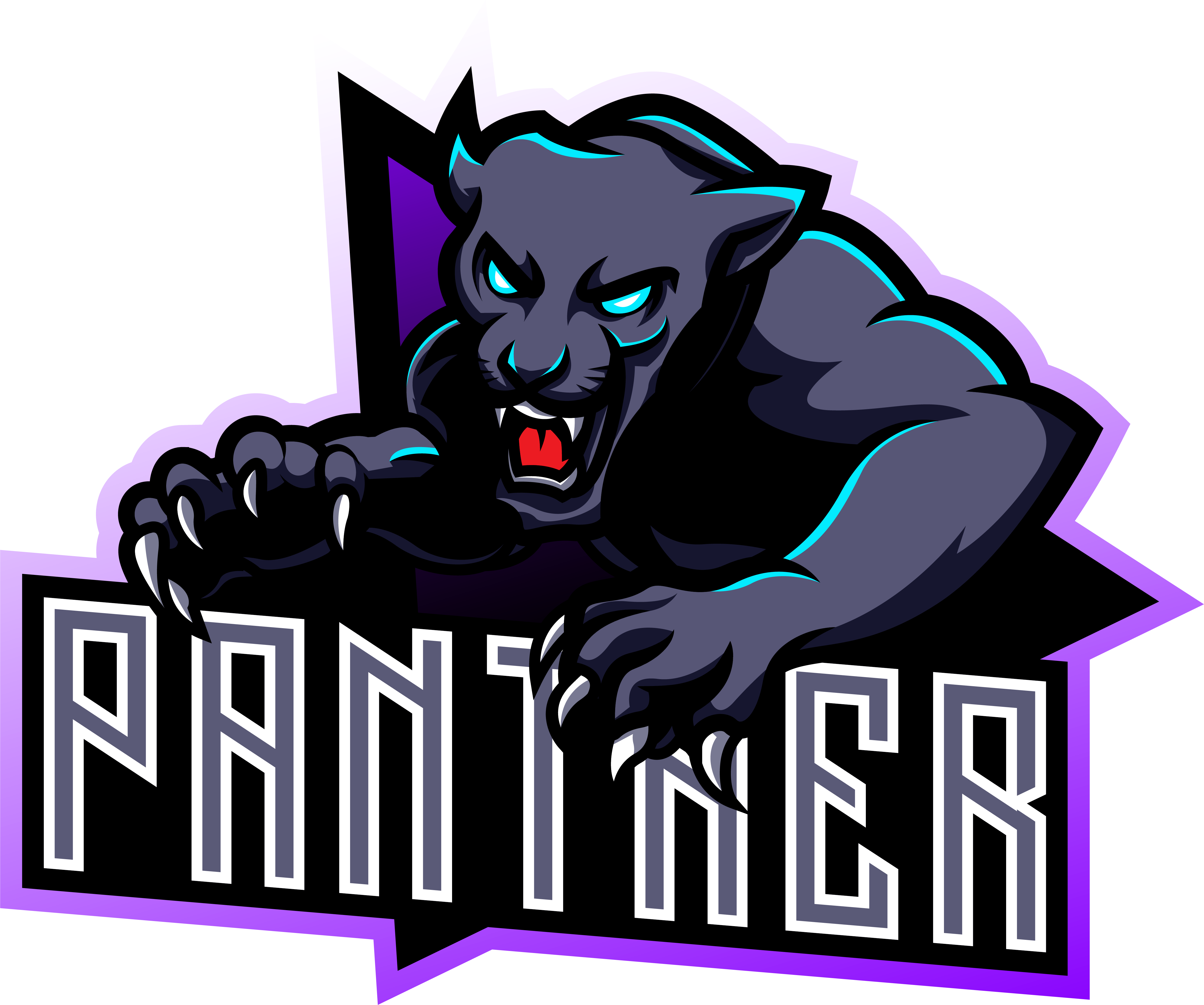 Panther Esport Mascot Logo Design By Visink Thehungryjpeg