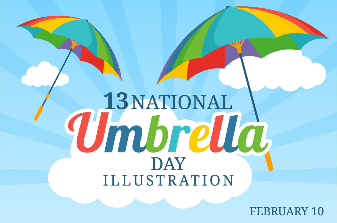 13 National Umbrella Day Illustration By
