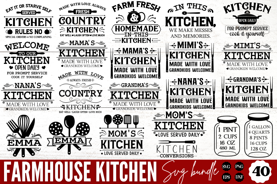 Kitchen Sign SVG, Mom's Kitchen Svg, Kitchen Utensils Svg, Kitchen Svg,  Cooking Svg, Kitchen Name Sign Svg, Cut Files, Cricut, Png, Svg