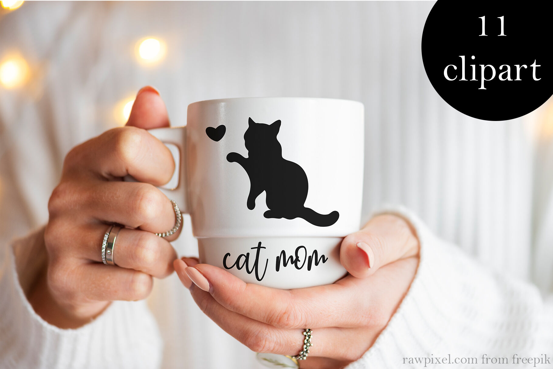 Black cat silhouettes, SVG pets clipart By shamanistik_art | TheHungryJPEG