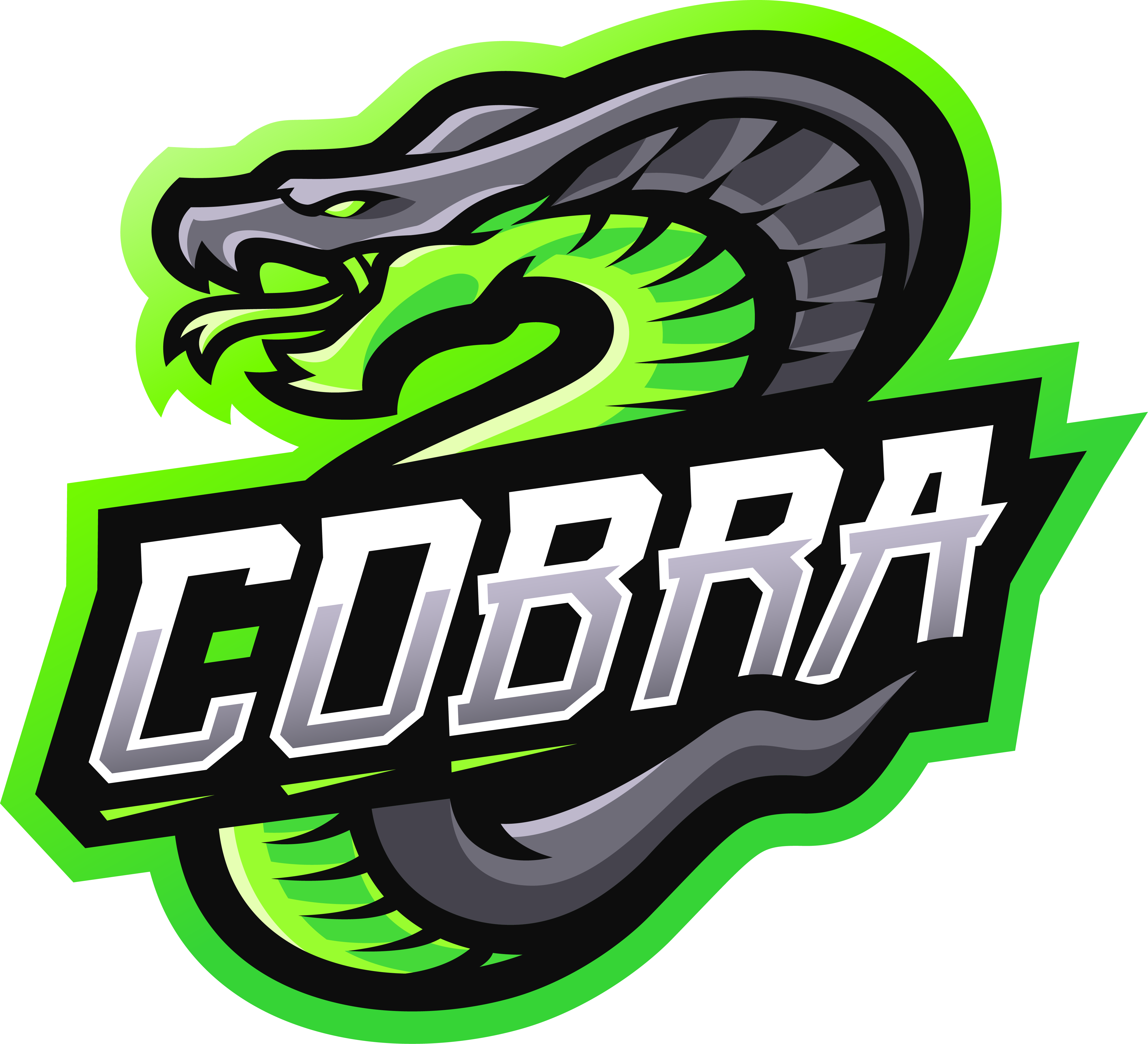 Logotipo De Jogos Mascot De Cobra Para O  Do Streaming