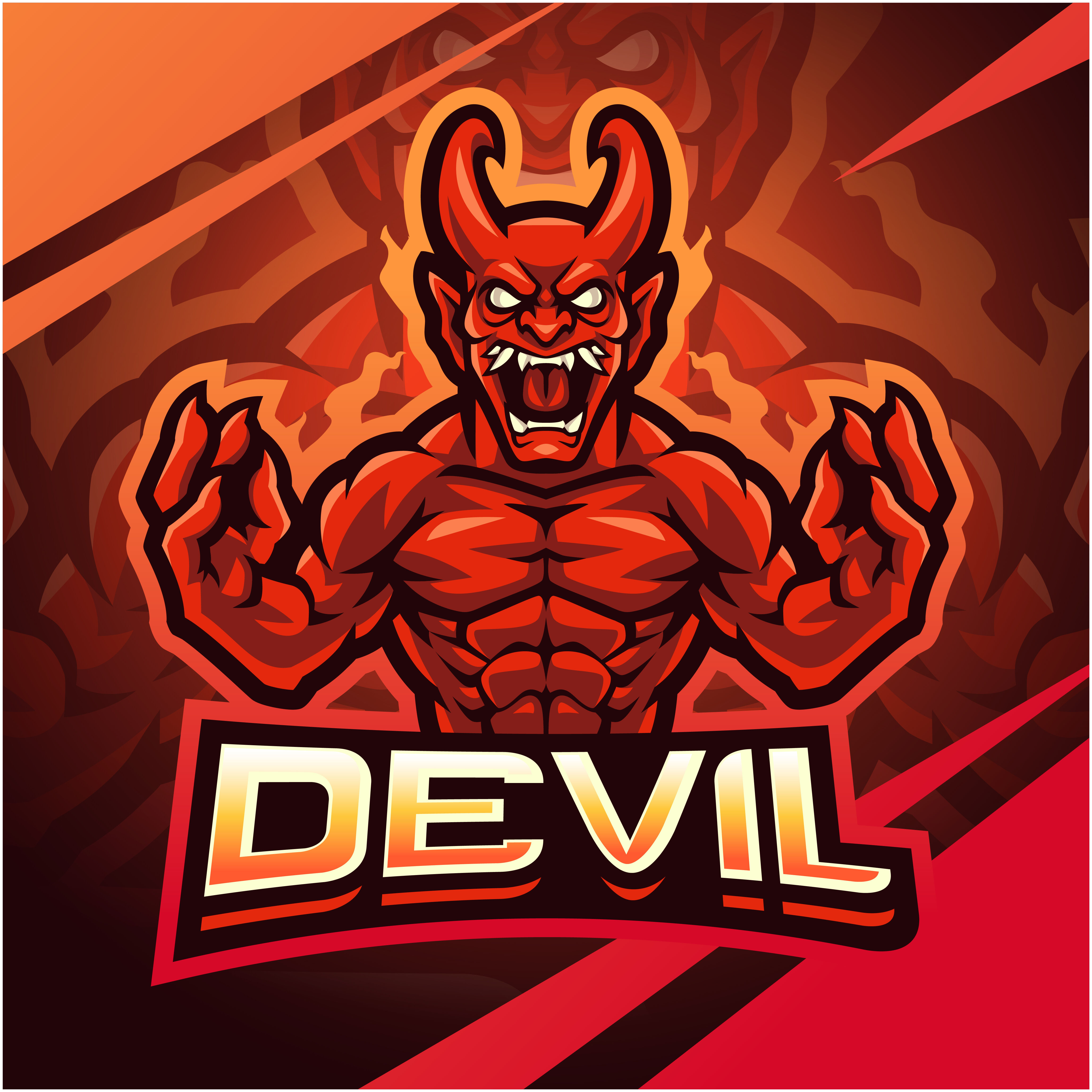 Devil logo mascot by ironstone72 on DeviantArt