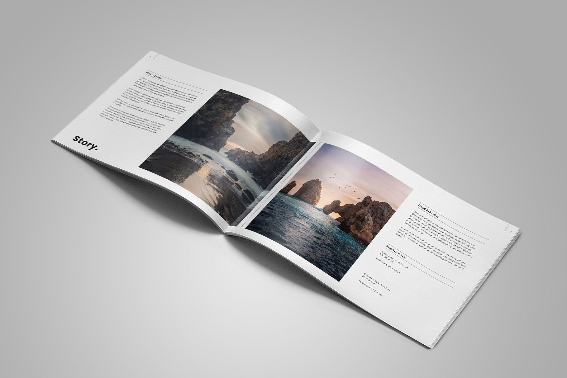 Photography Portfolio Template By fahmie rahman | TheHungryJPEG