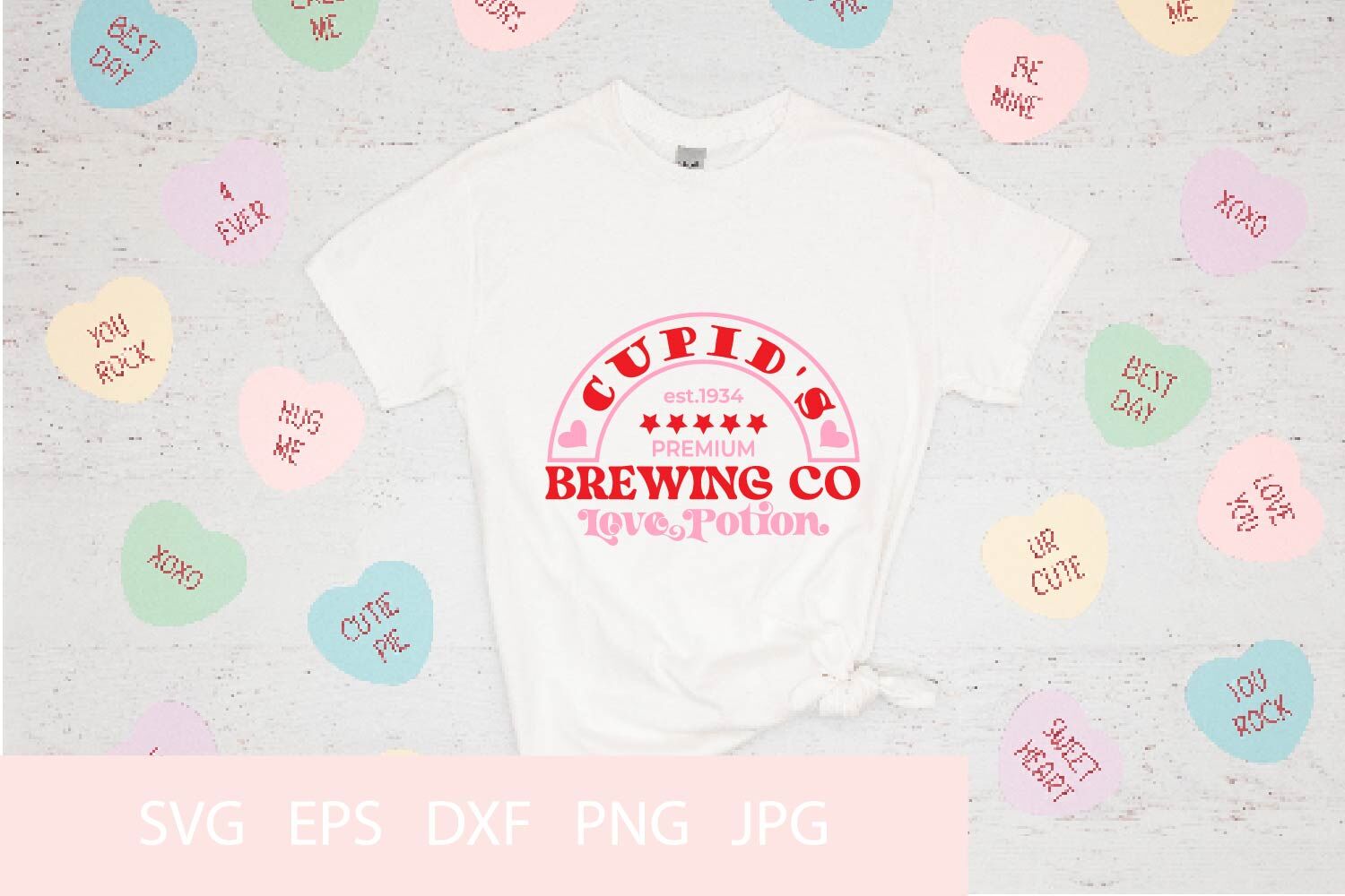 Cupid Brewing Co SVG Cut File for Cricut, Cameo Silhouette