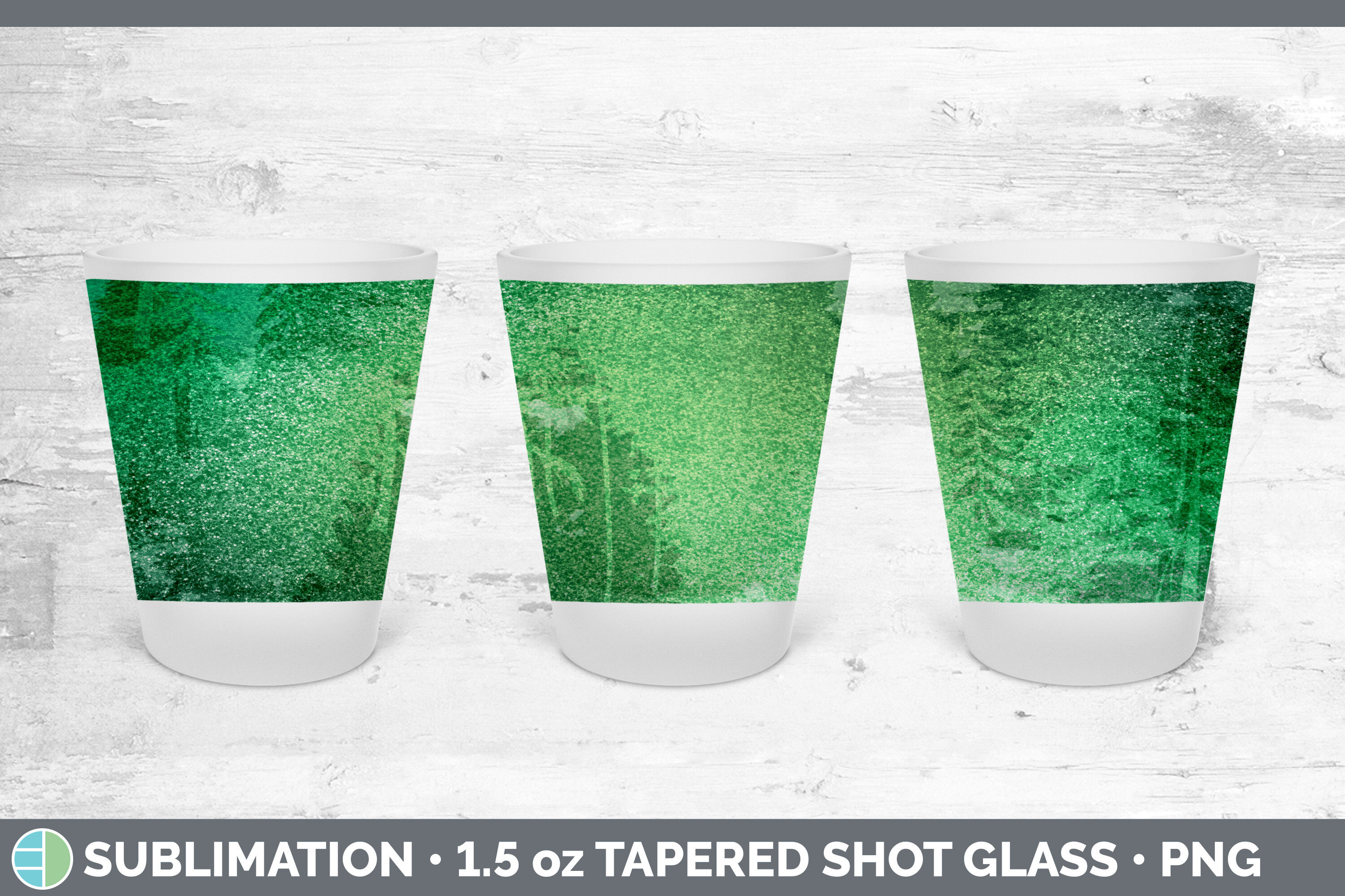 Botanical Shot Glass Sublimation