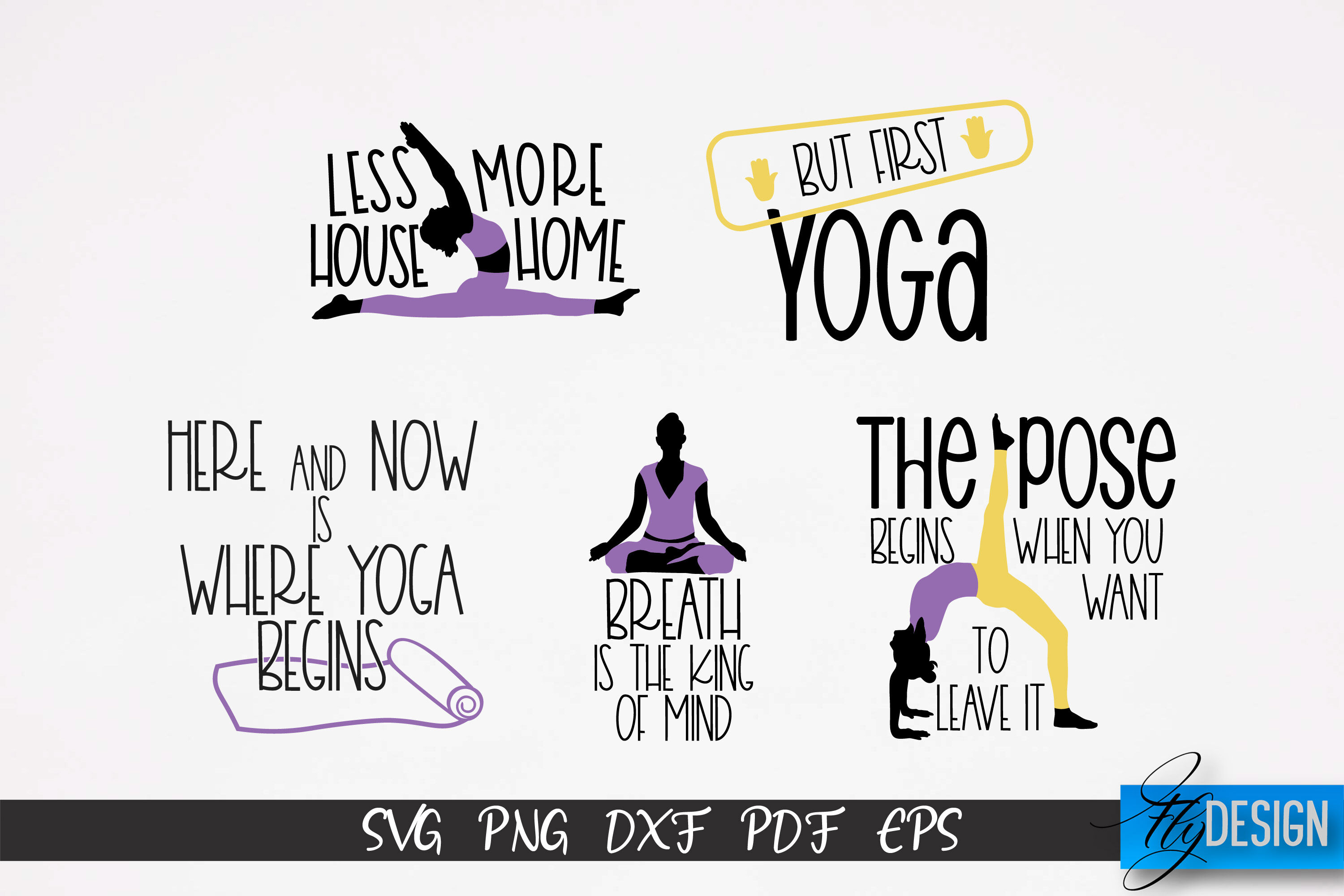 Woman Doing Yoga Clipart Vector Graphic Svg Png Jpg Eps Namaste -   Canada