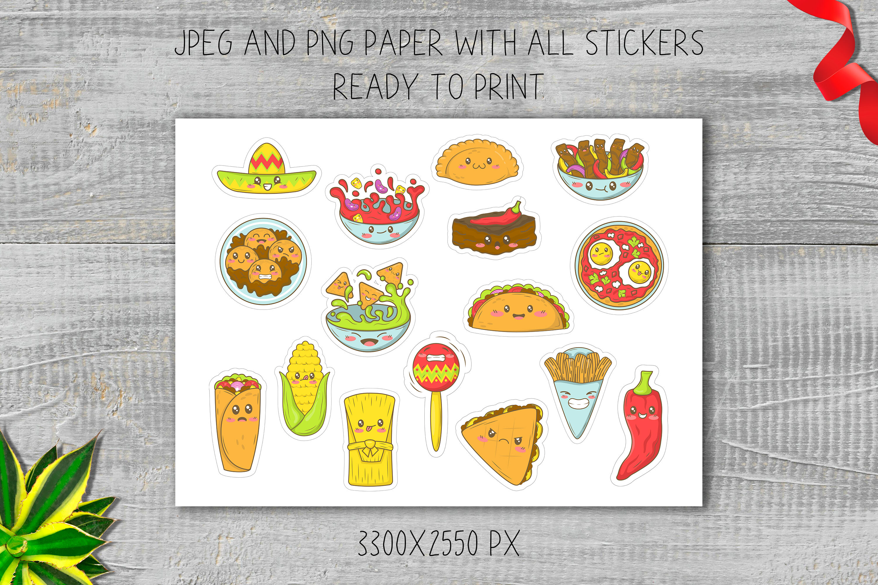 Food Stickers • The Printables