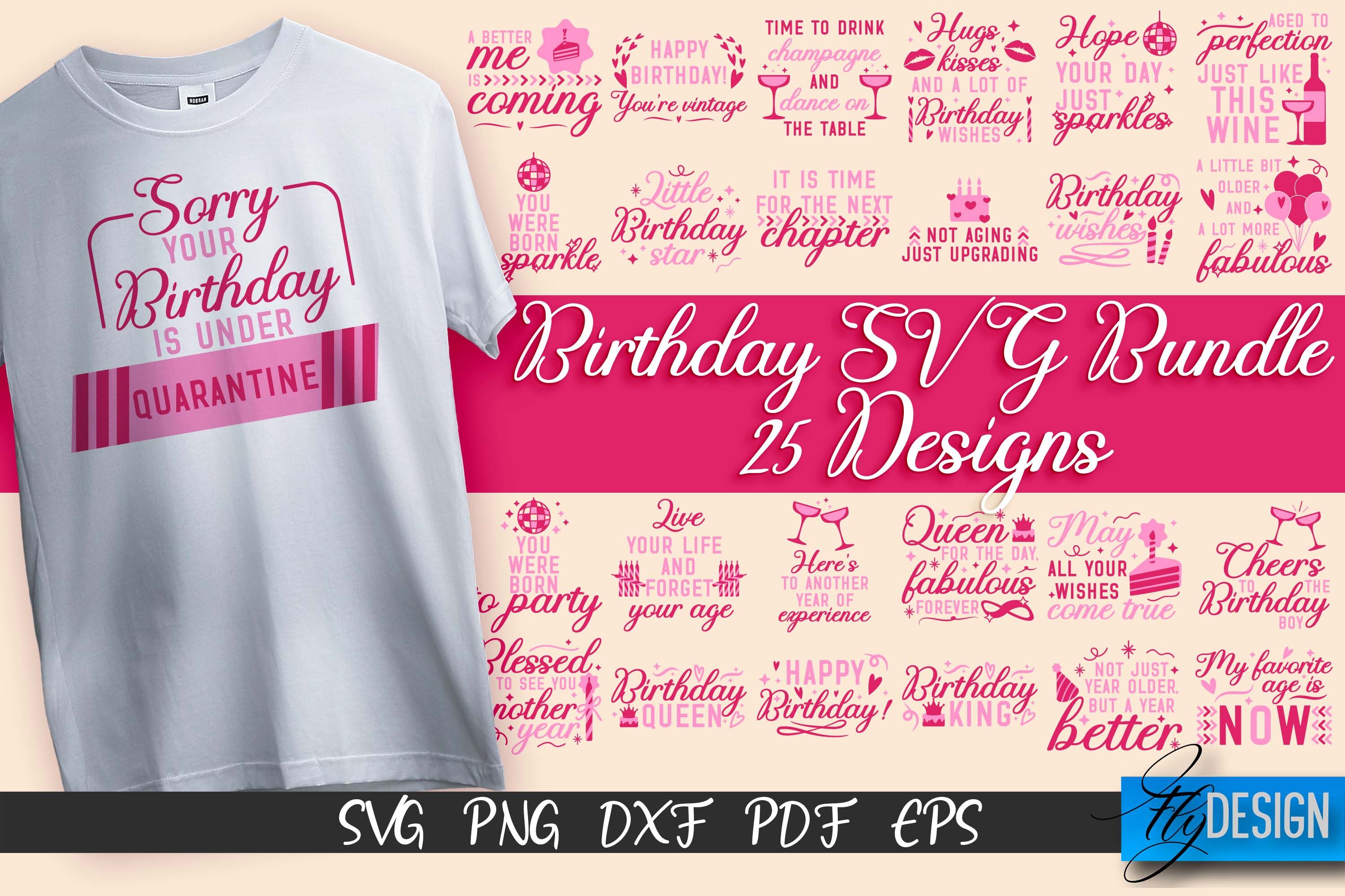 Premium Vector  Birthday svg t shirt design