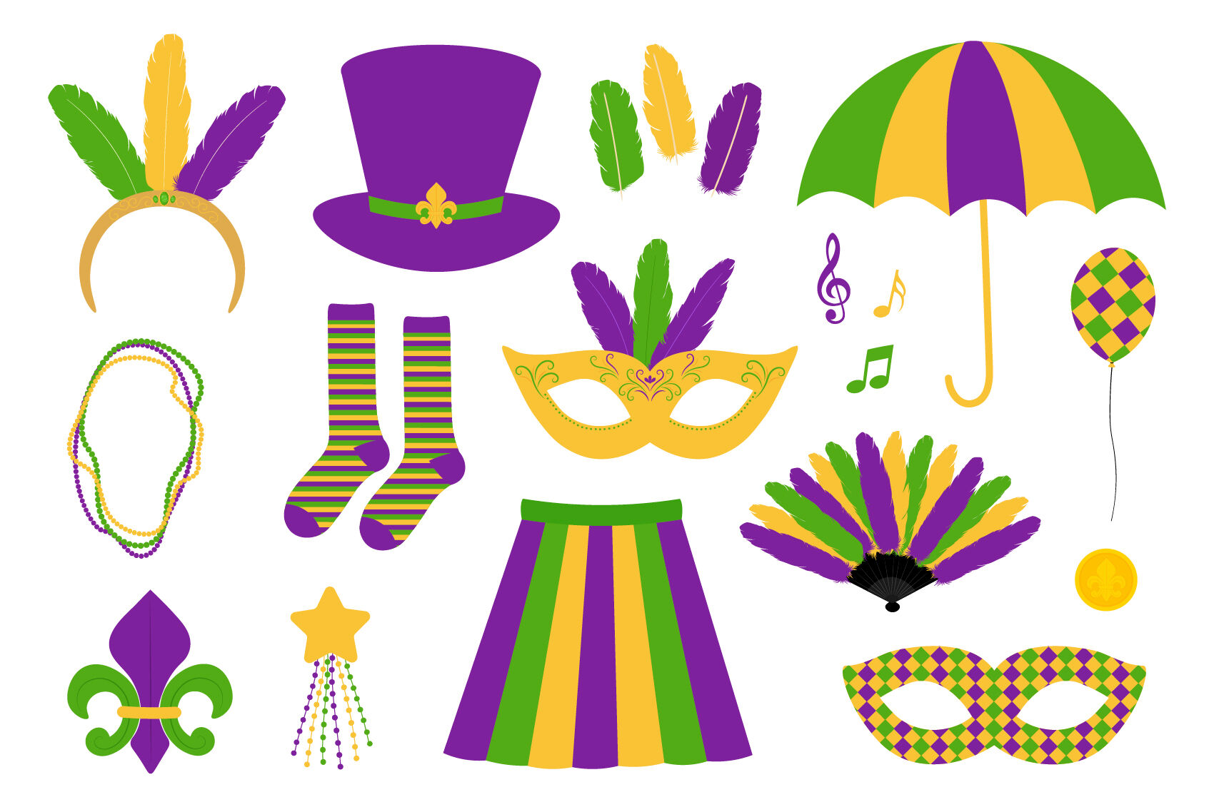 Mardi Gras SVG Bundle. Mardi Gras clipart. Fat Tuesday SVG By  IrinaShishkova | TheHungryJPEG