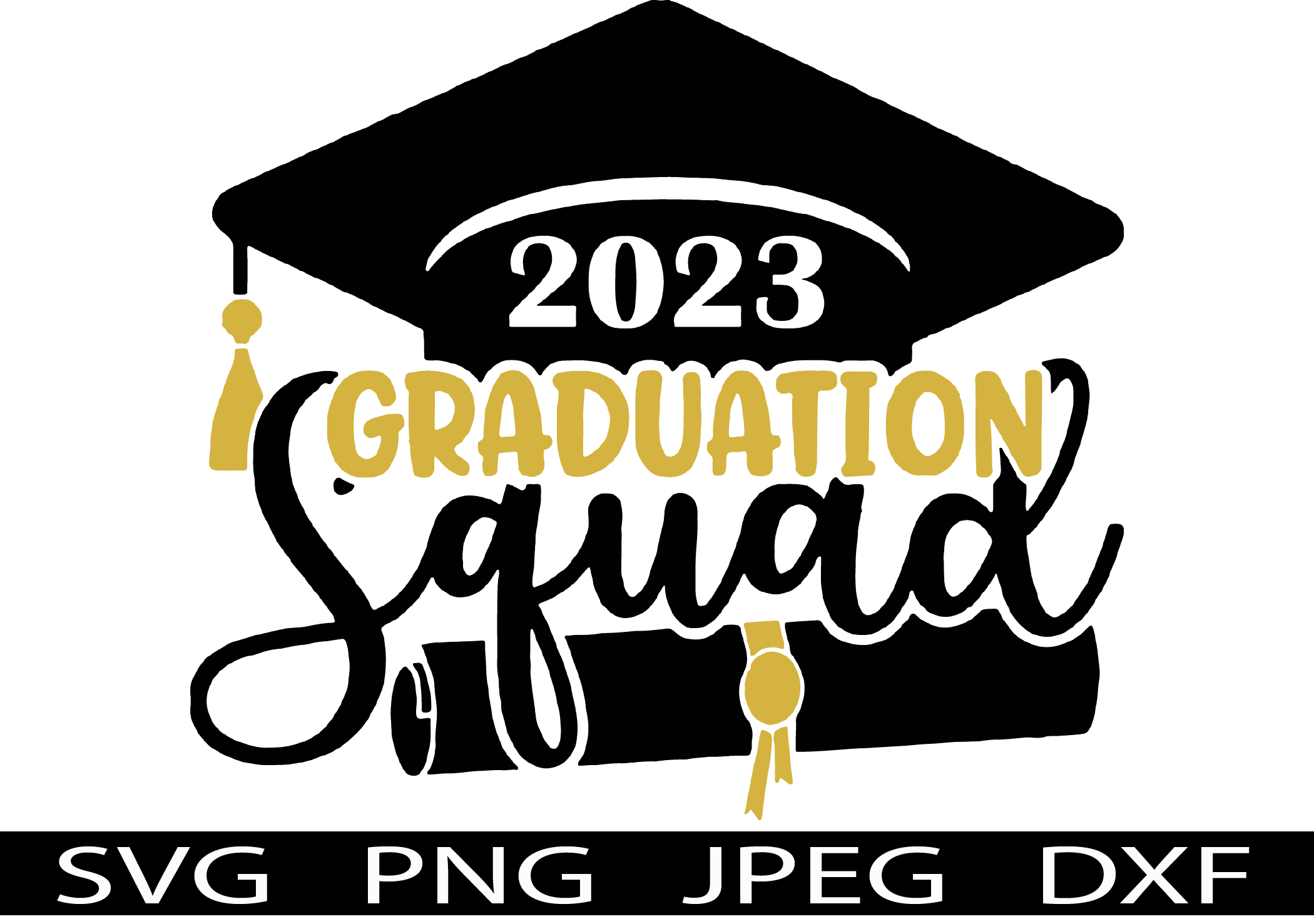 Graduation Squad 2023 Svg T Shirt Design By Xtraordinary Designs1