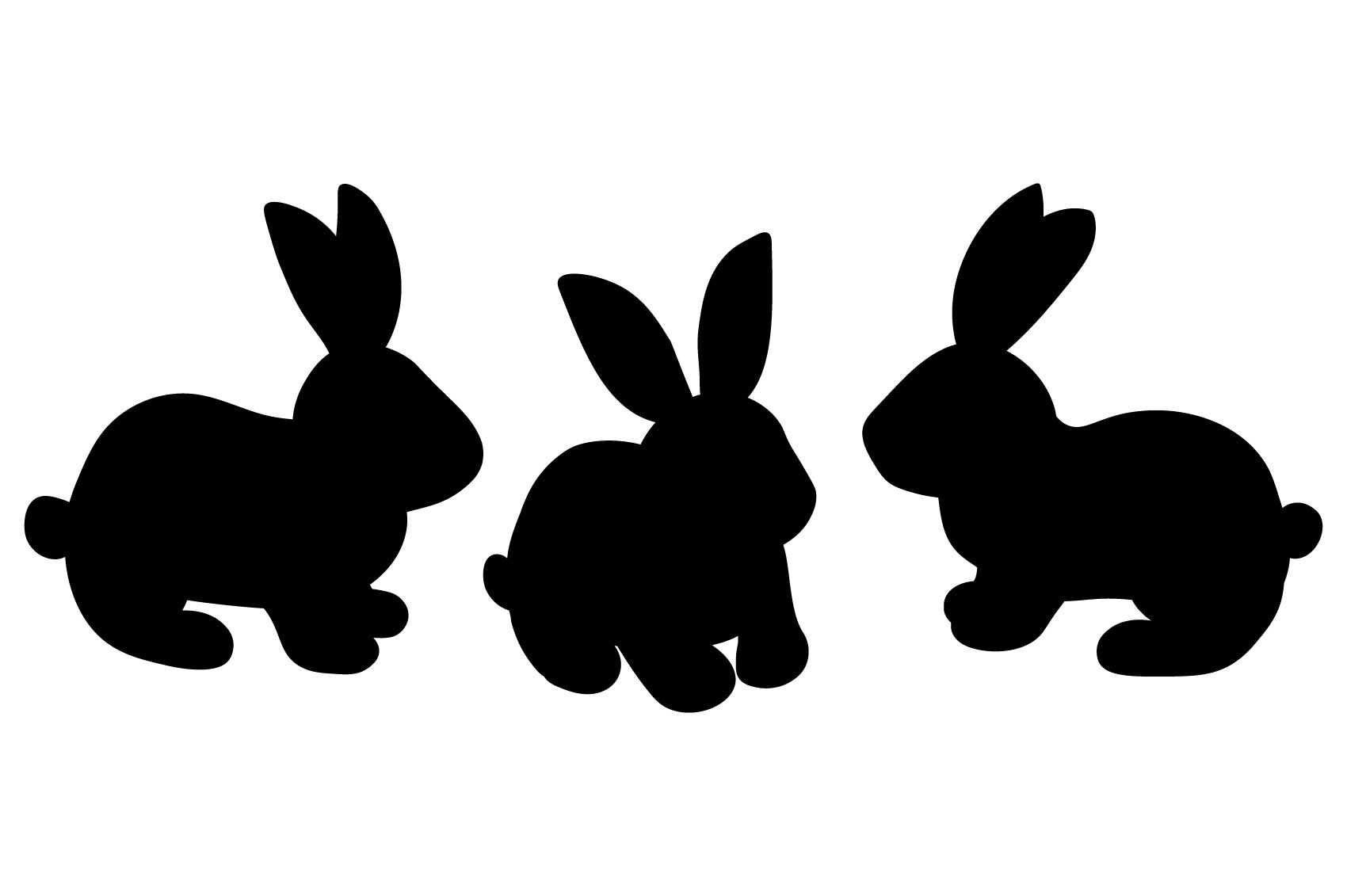 Bunny silhouette. Bunny SVG. Easter Bunny sublimation By IrinaShishkova ...