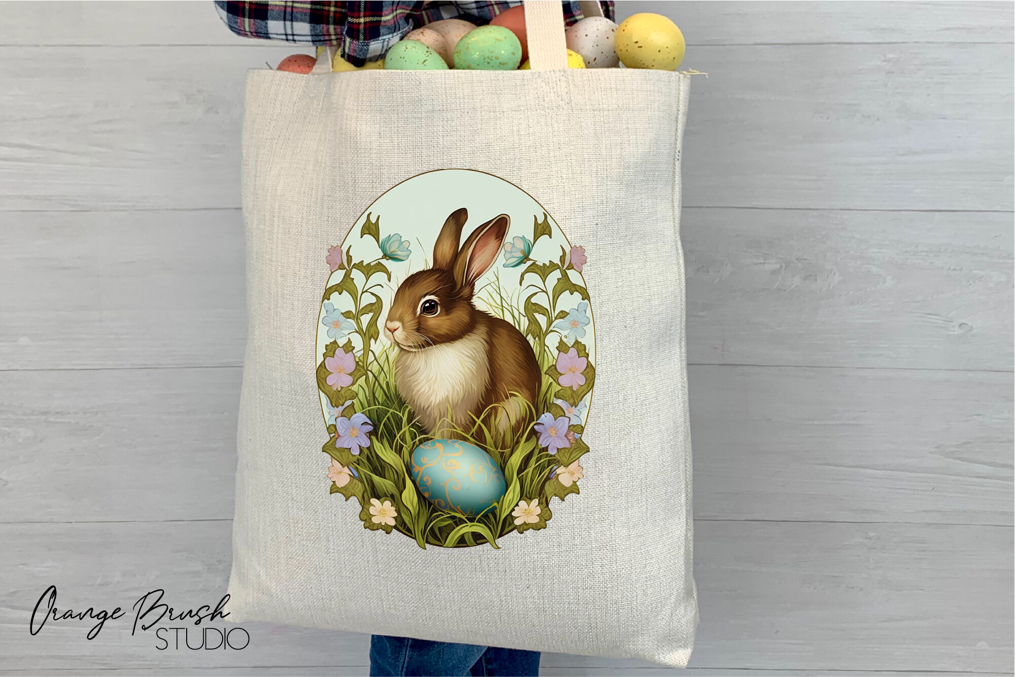 vintage easter bunny clipart
