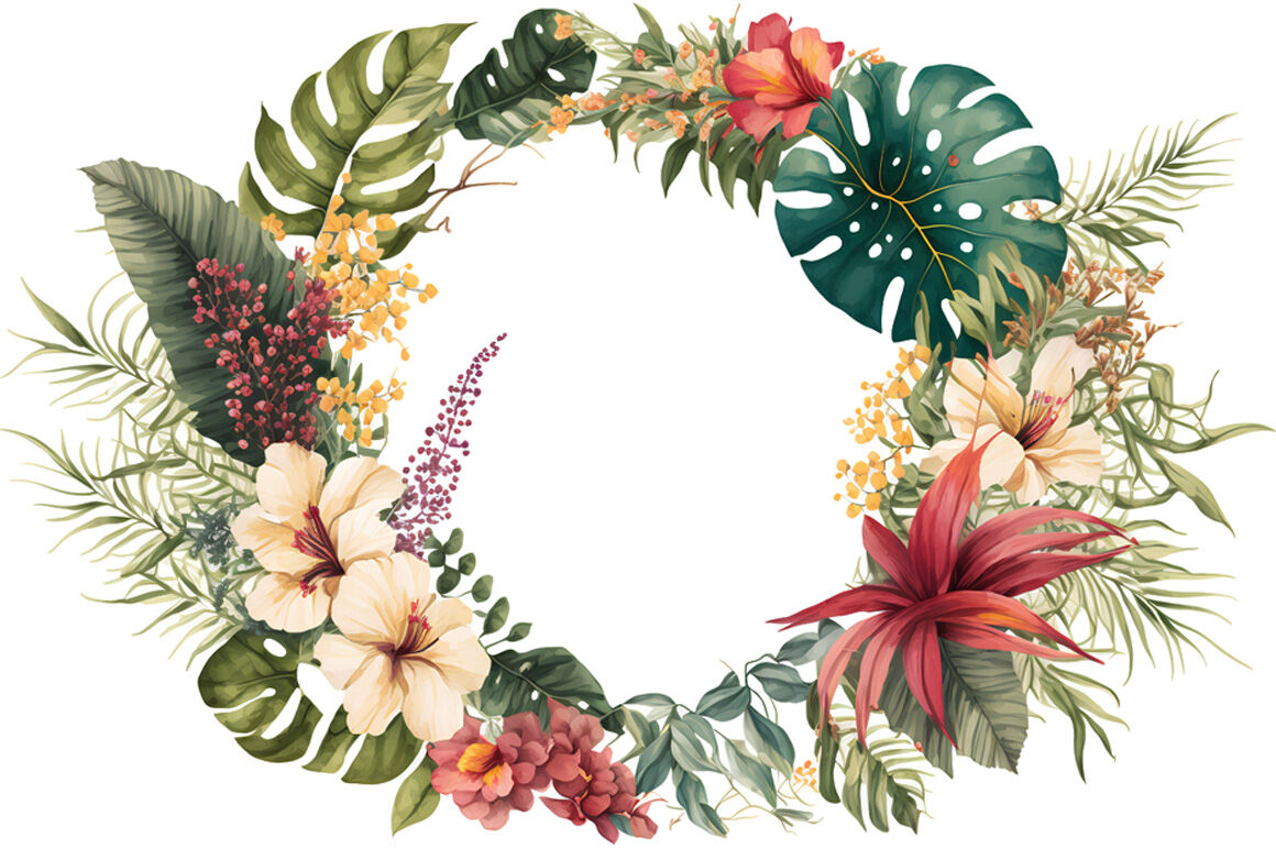 Tropical Flowers Collection By artsy-fartsy | TheHungryJPEG