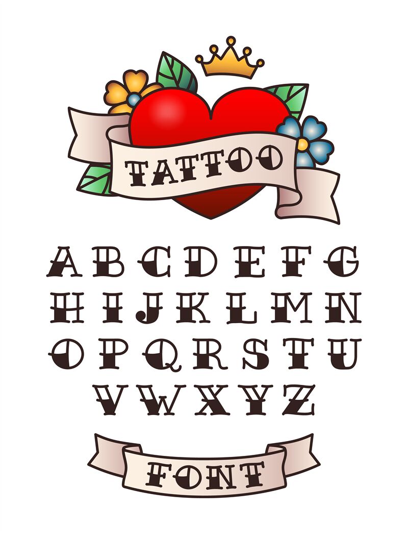 Traditional Tattoo Parlour Font | dafont.com