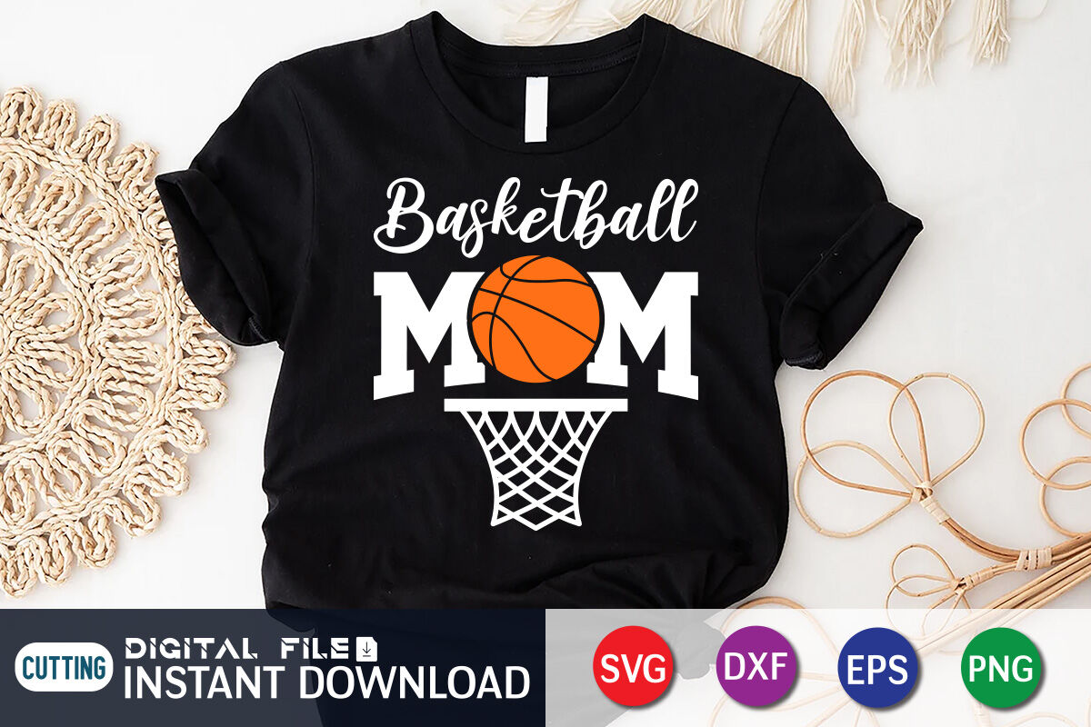 Basketball Mom SVG By FunnySVGCrafts | TheHungryJPEG