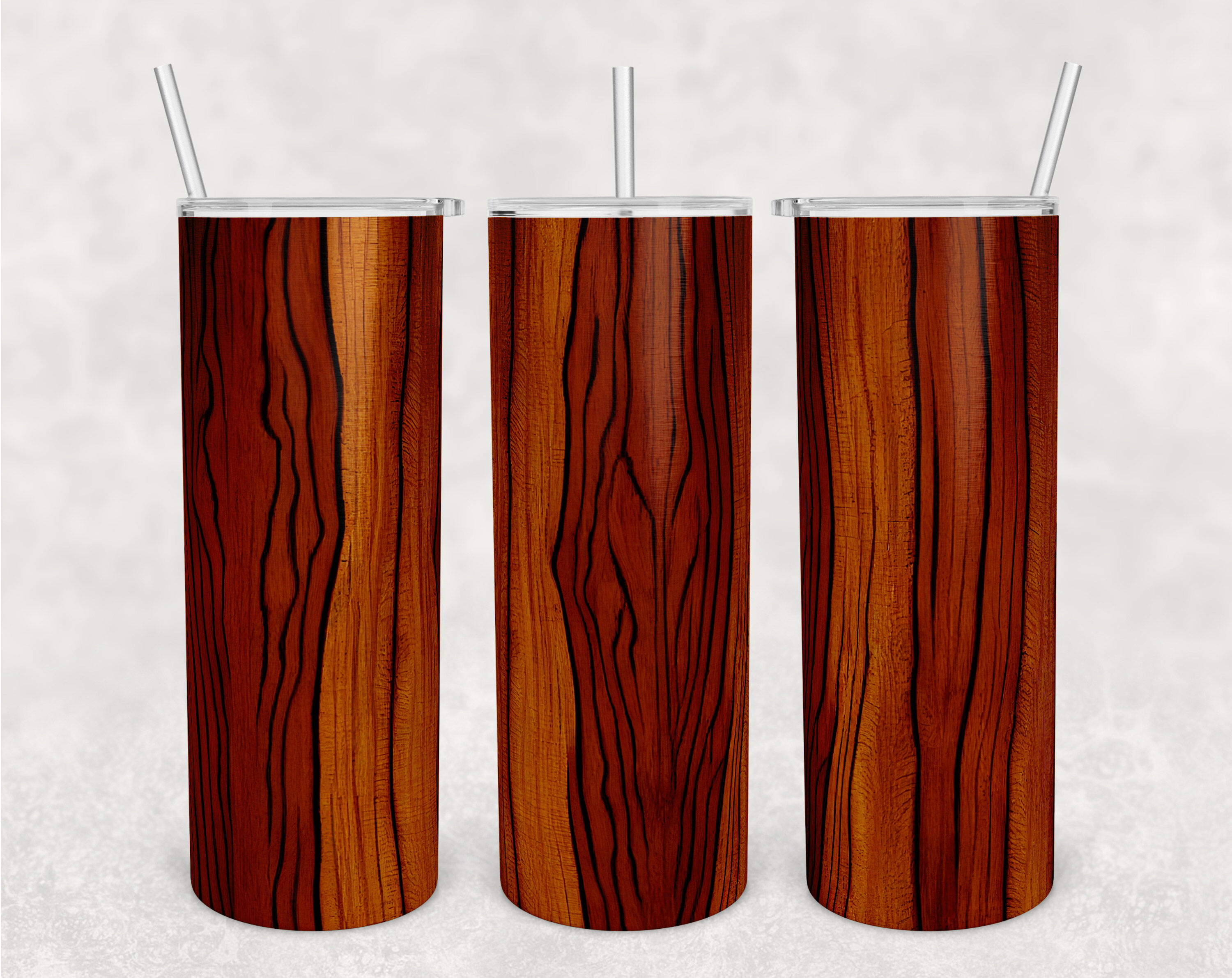 Wood Grain Sublimation Seamless PNG for 20oz Skinny Tumbler