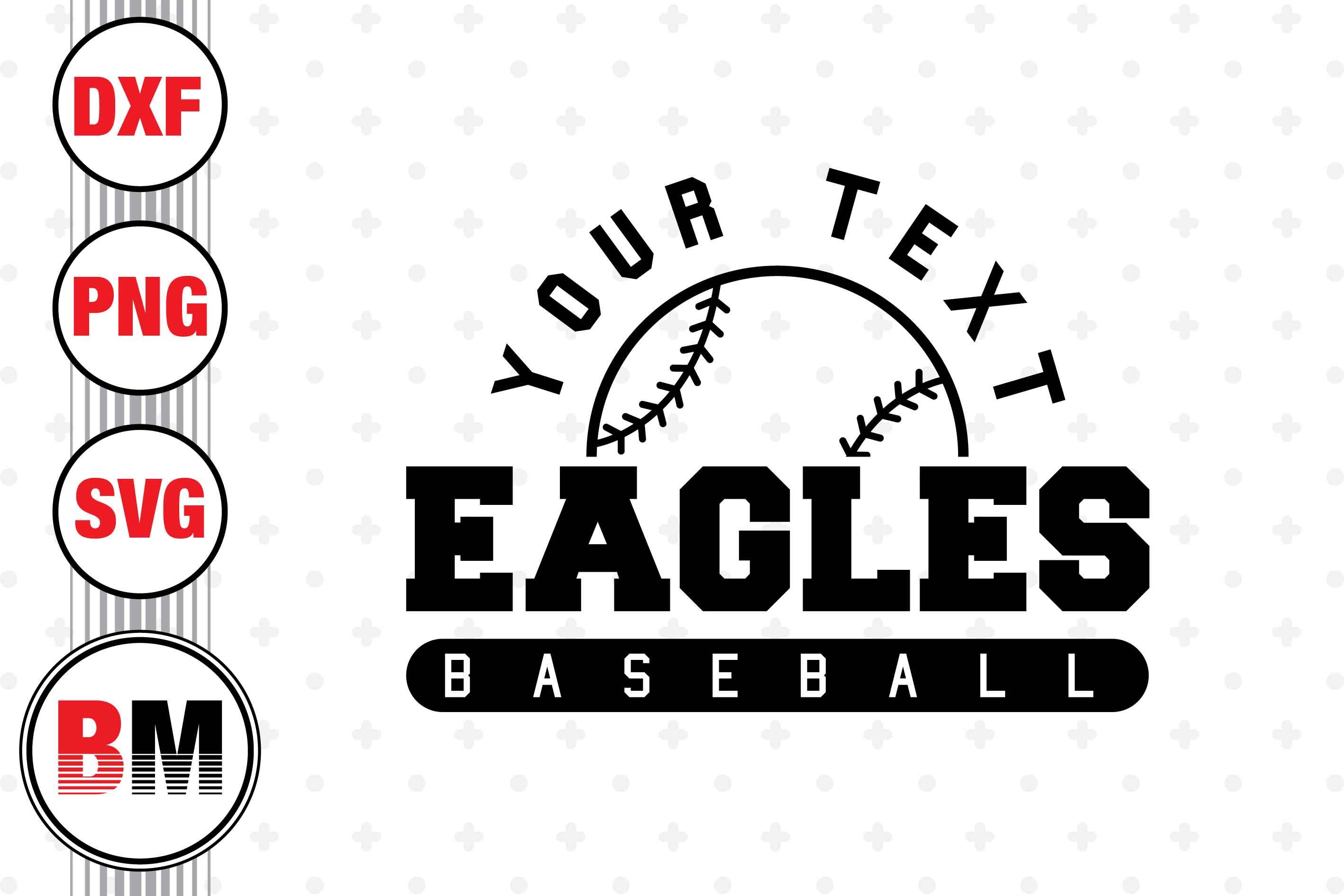 Eagles Baseball SVG, PNG, DXF Files By Bmdesign | TheHungryJPEG