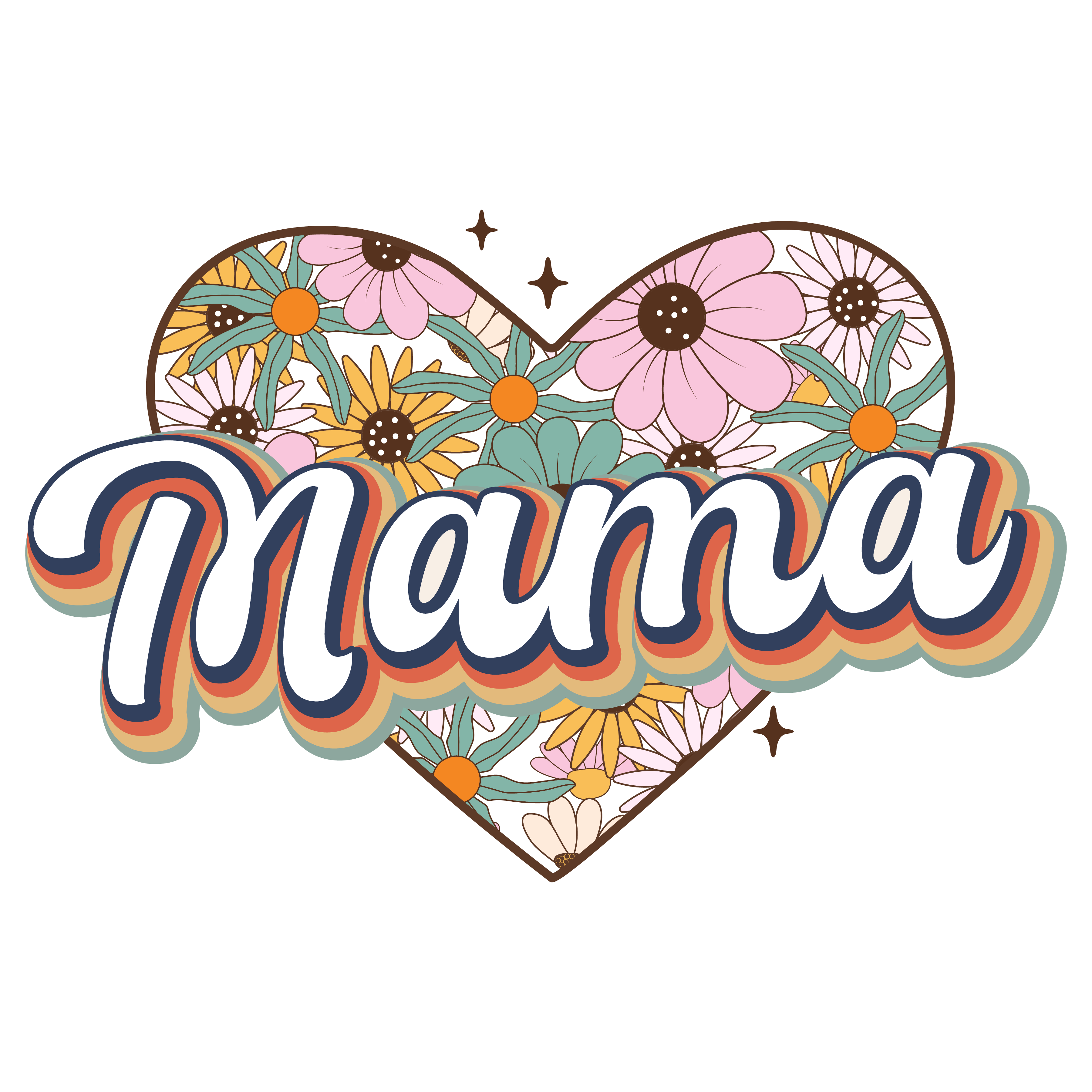 Mama Heart PNG Sublimation By artstudio | TheHungryJPEG