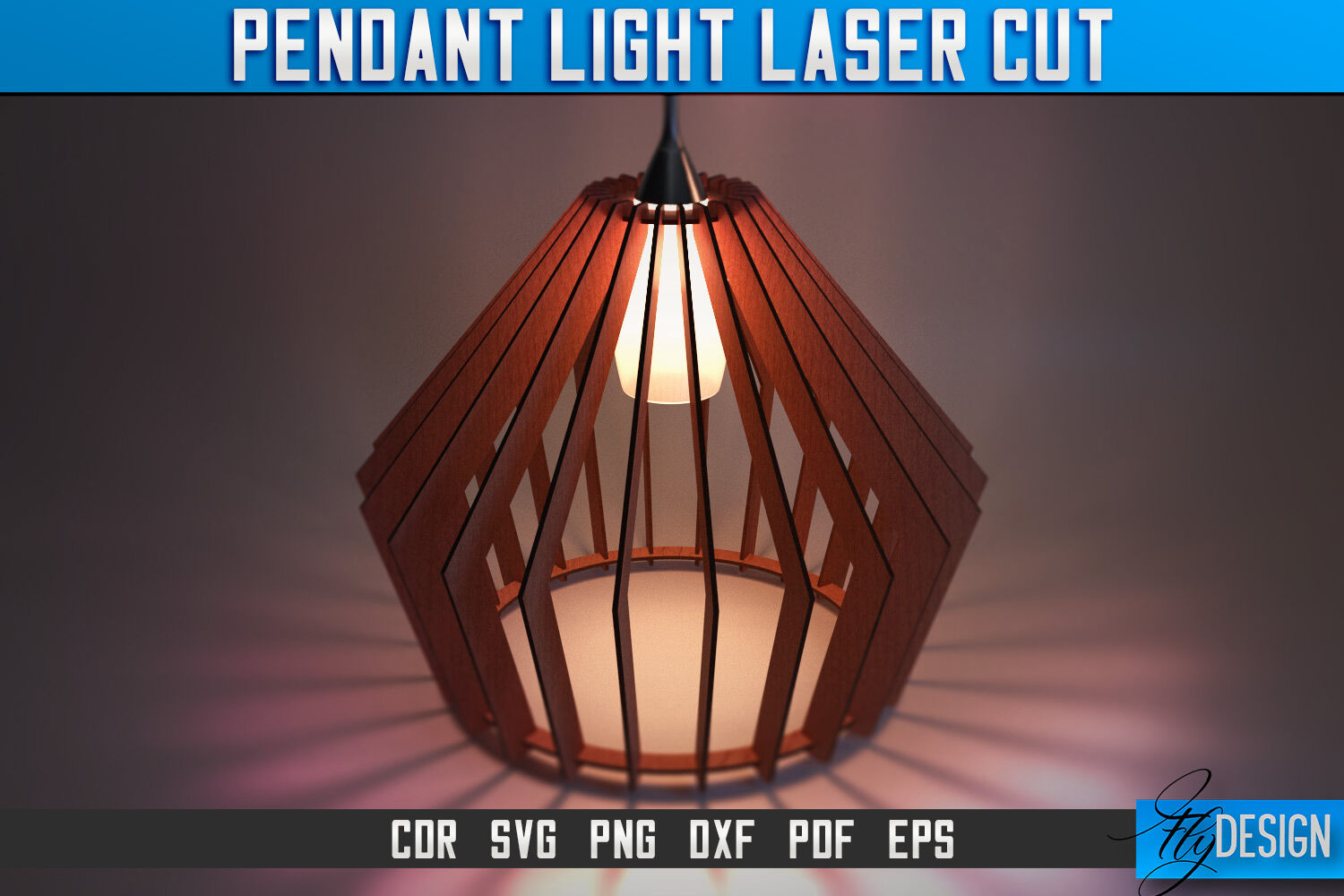 Pendant Light Laser Cut SVG, Pendant Light Laser Cut SVG Design, CNC By  Fly Design