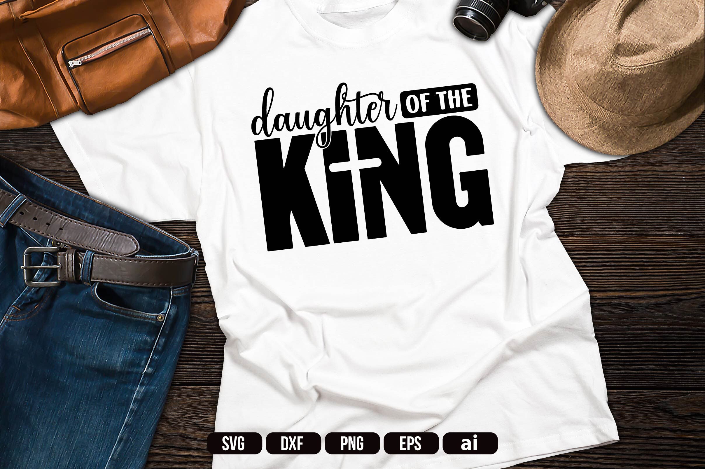 Daughter Of The King SVG By teebusiness | TheHungryJPEG