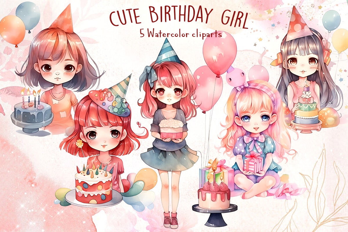 GET THIS NEW CUTE CHIBI GIRL BUNDLE.. 