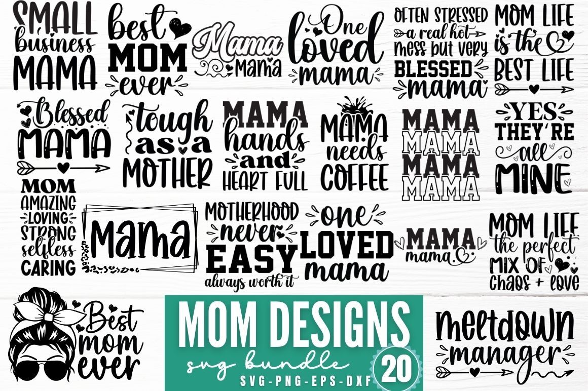 Mom SVG Bundle By DESIGNS DARK | TheHungryJPEG