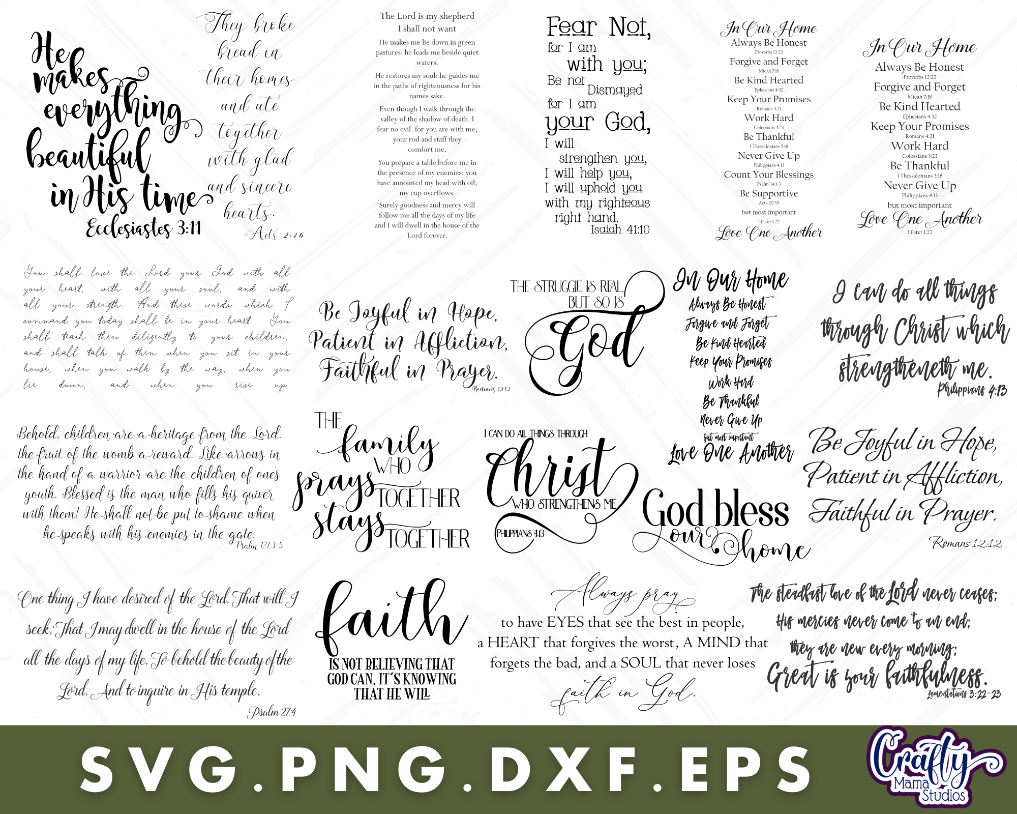 MEGA Christian Svg Bundle | Christian Sign| Farmhouse Svg By Crafty ...