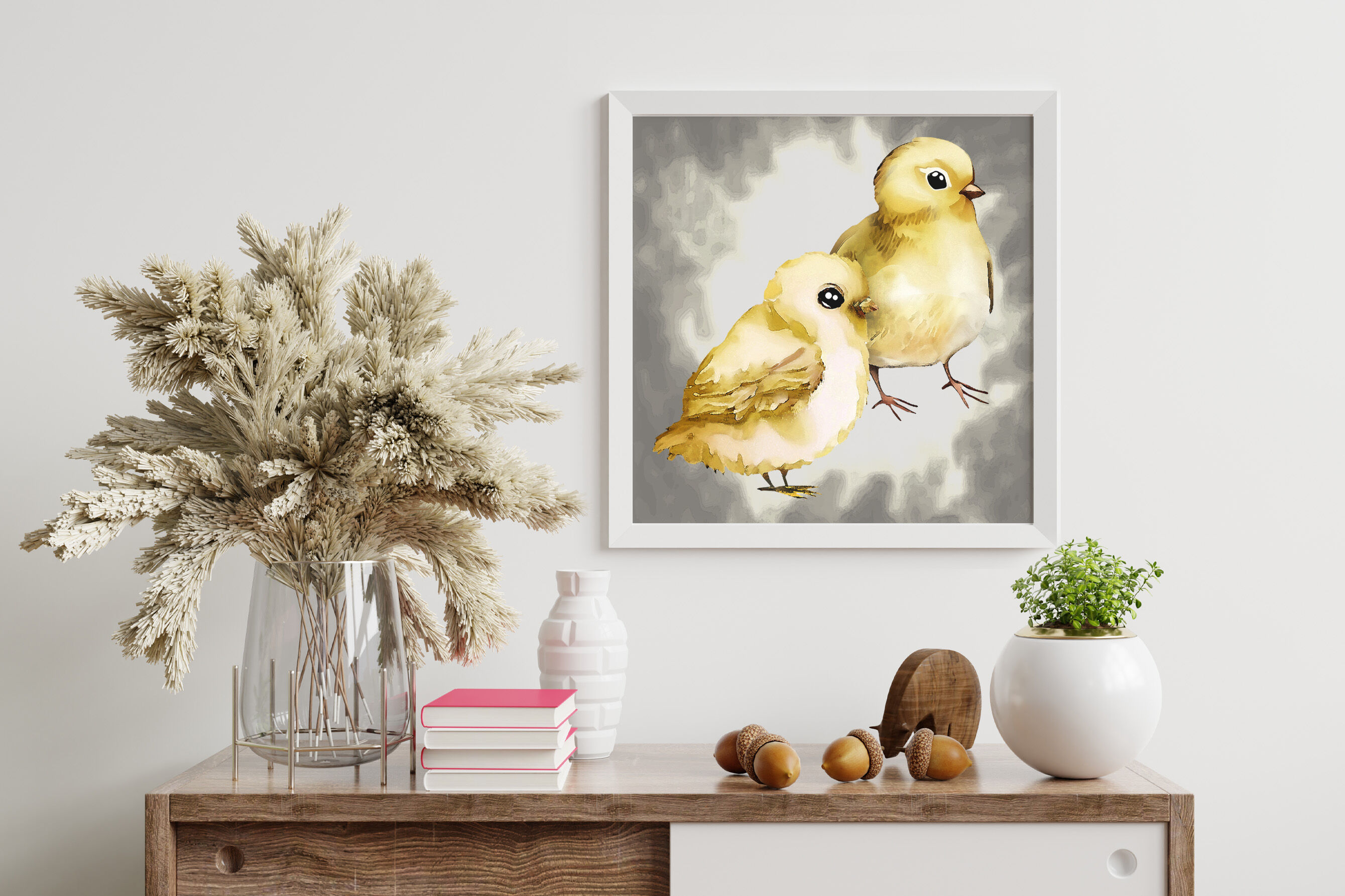 Easter Little Chick Watercolor Clipart By Mandala Creator | TheHungryJPEG