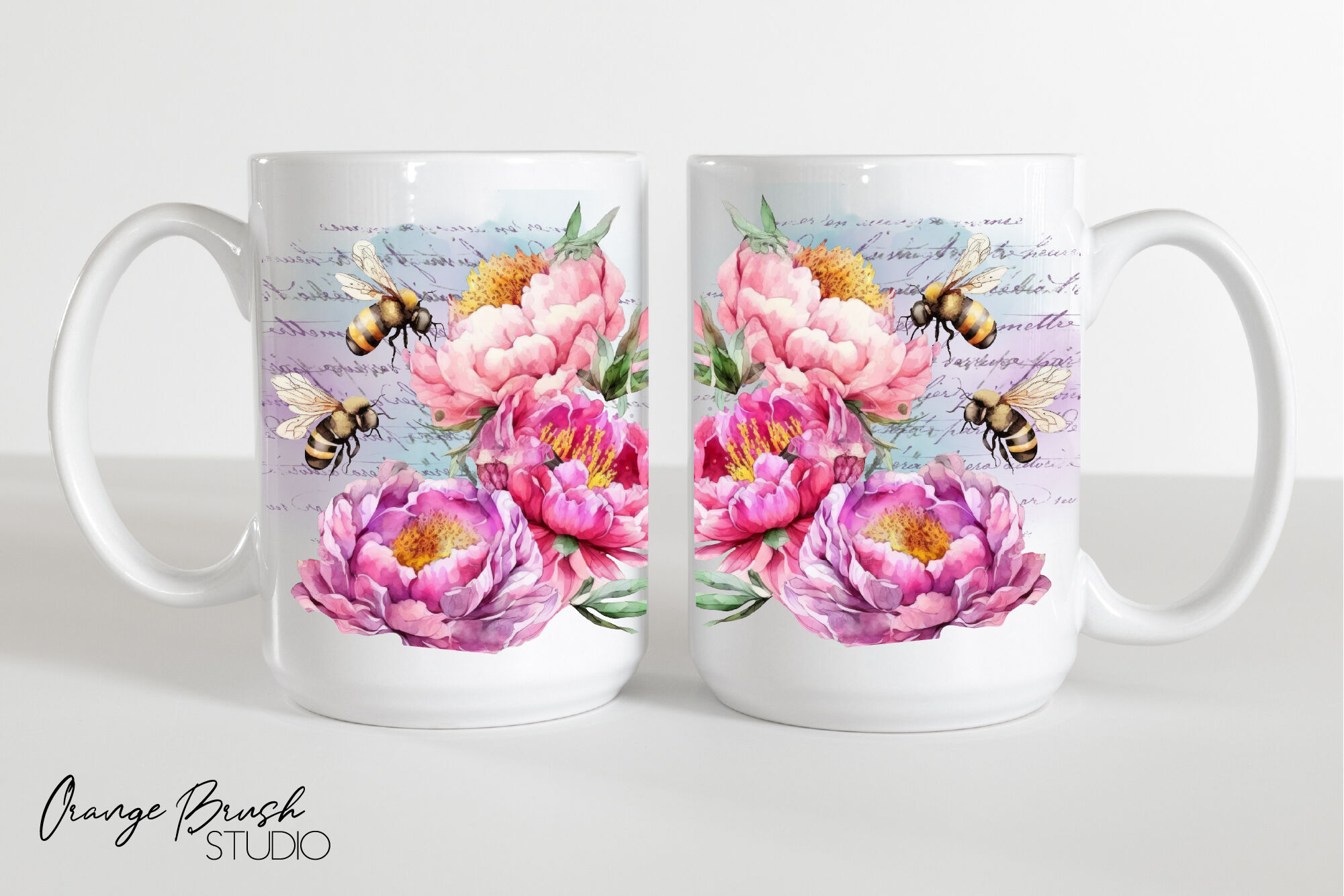 BeMug Wrap Bundle, Coffee Mug Sublimation Wrap By Orange Brush Studio ...