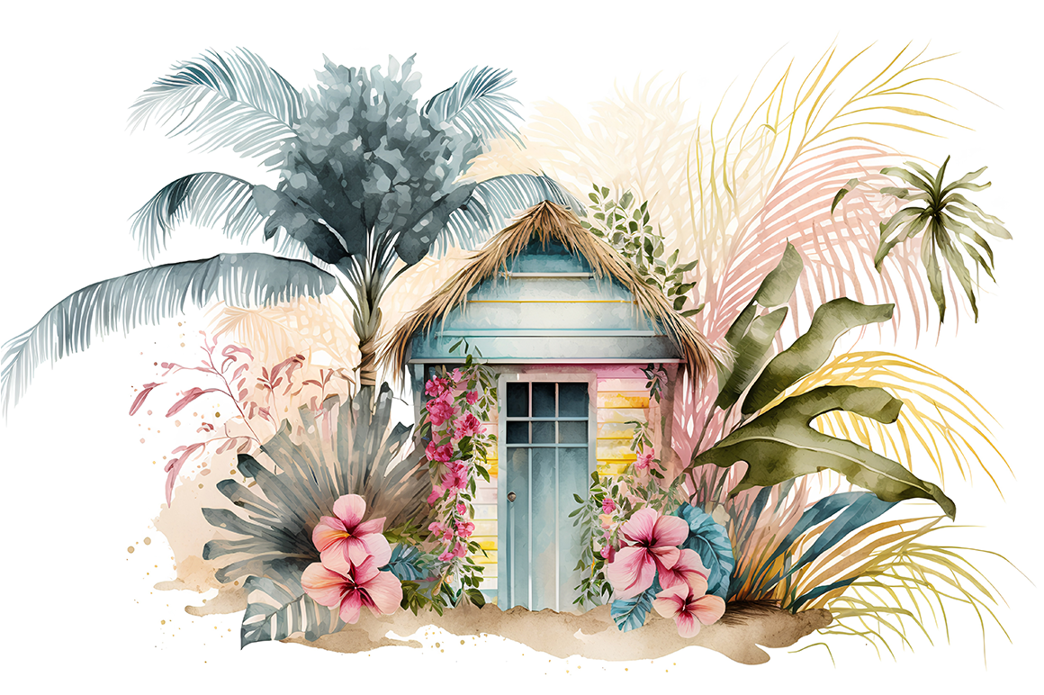 Summer Time Watercolor Collection By artsy-fartsy