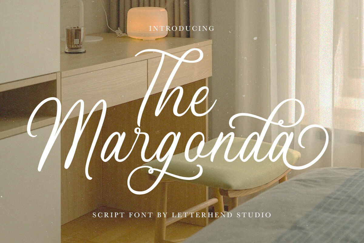 The Margonda - Script Font By Letterhend | TheHungryJPEG